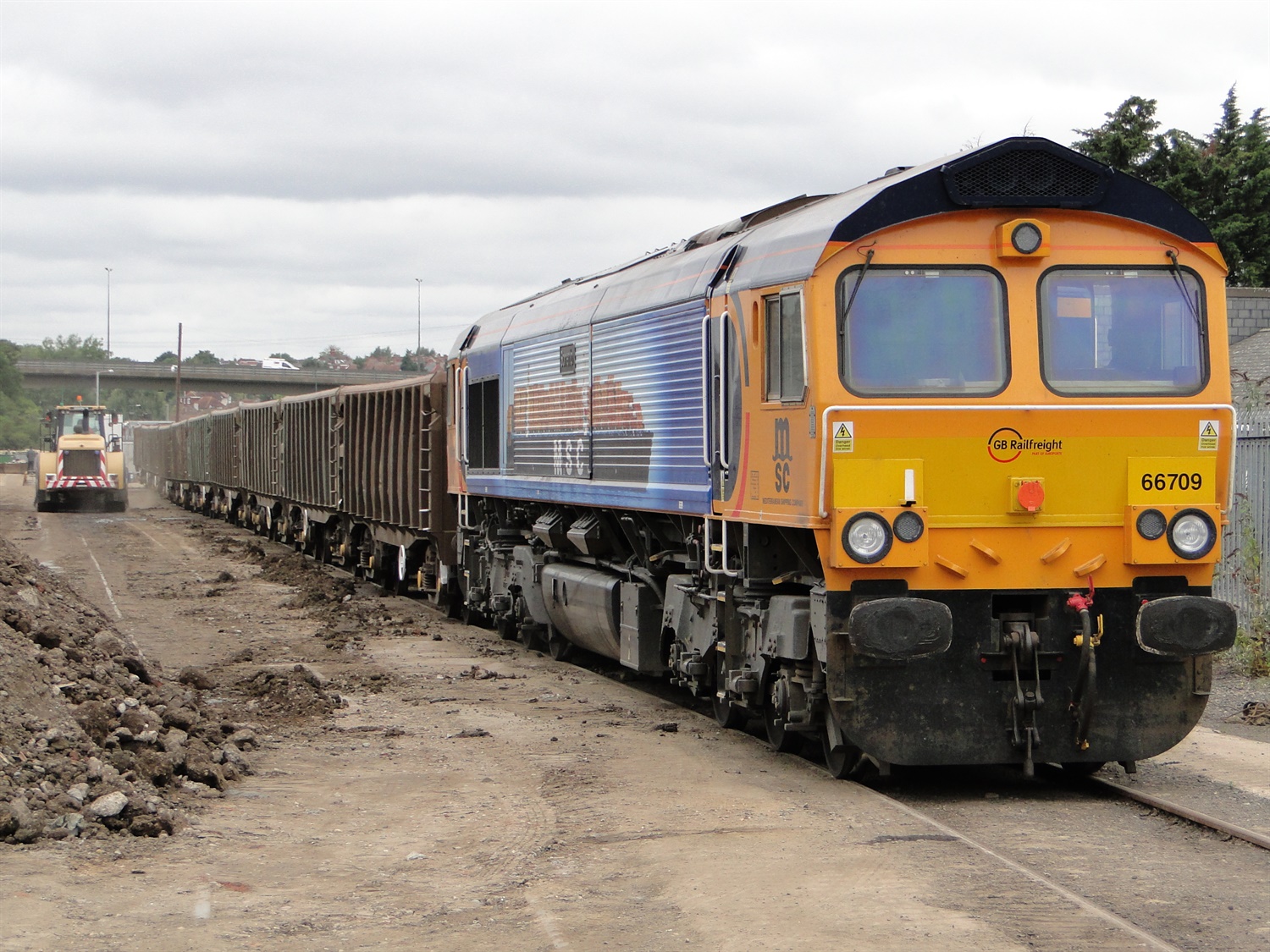 GBRf runs first waste train from new North London Railfreight Terminal
