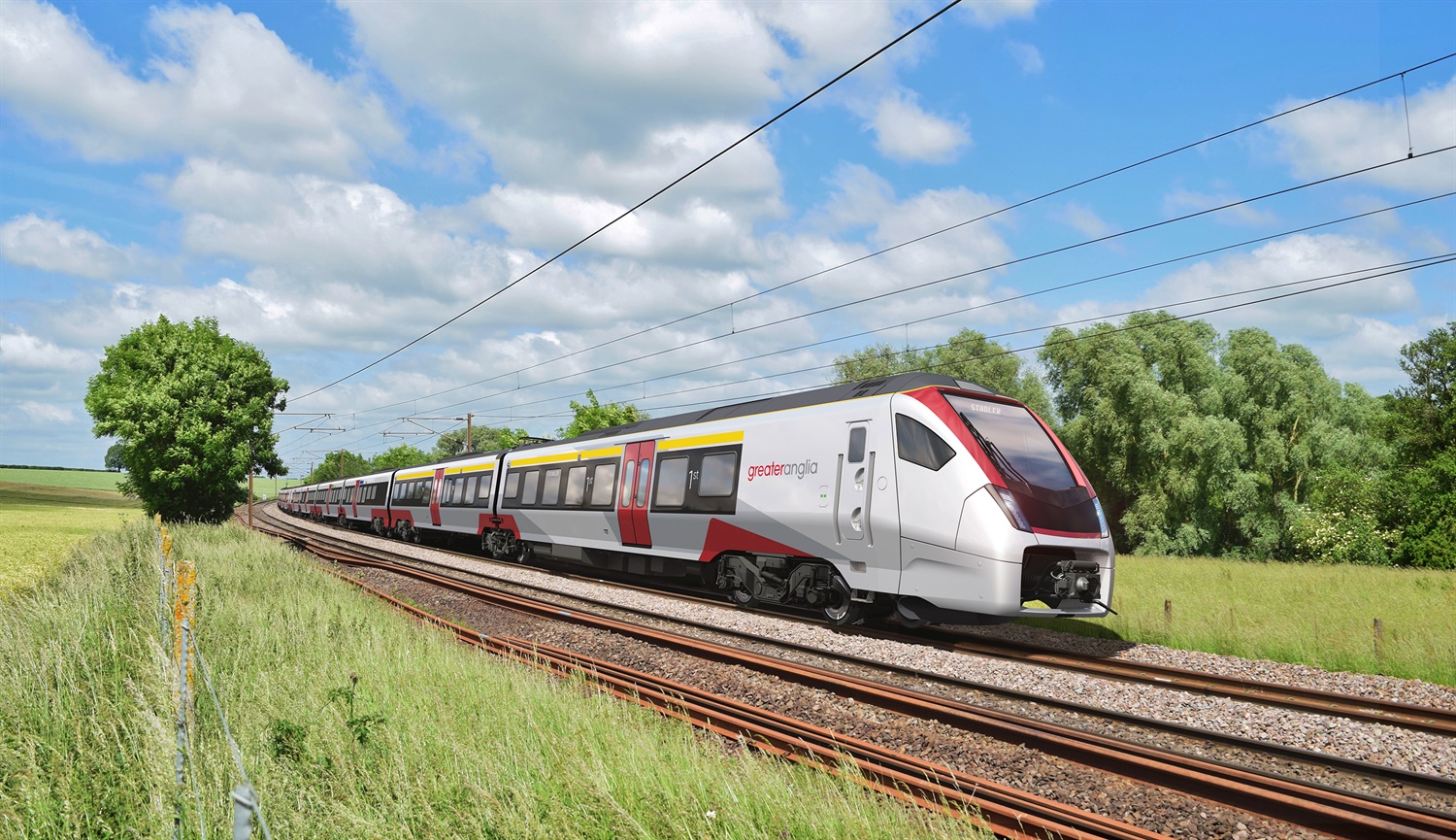 Greater Anglia unveils more images of bi-mode and intercity FLIRT trains