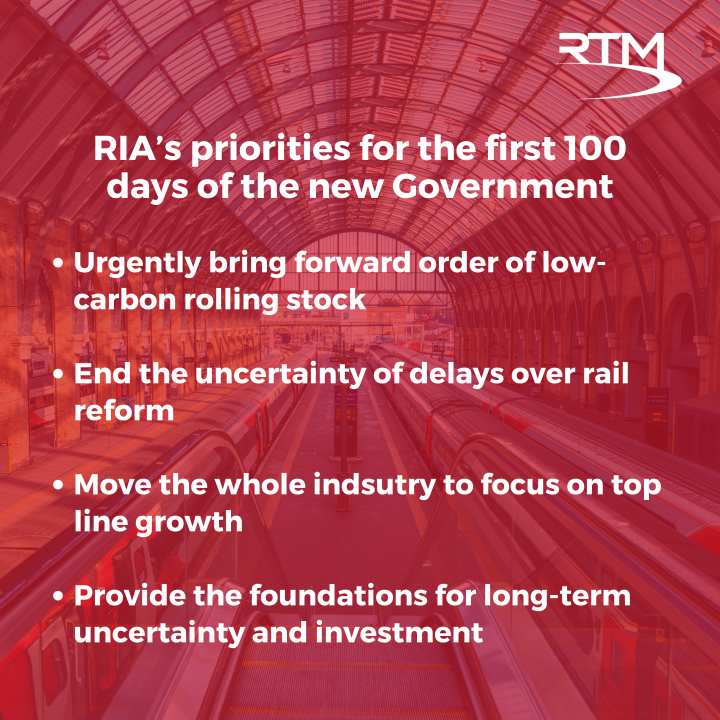 RIA's priorities for the new Government