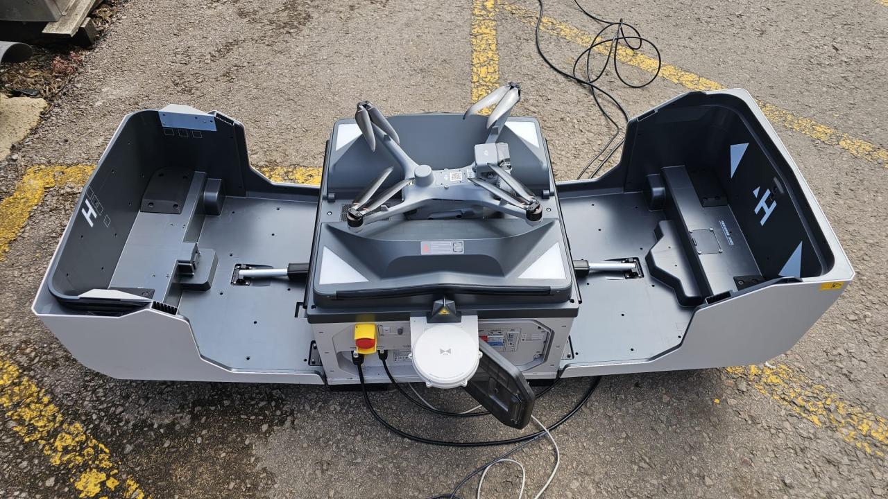 Drone while not in use