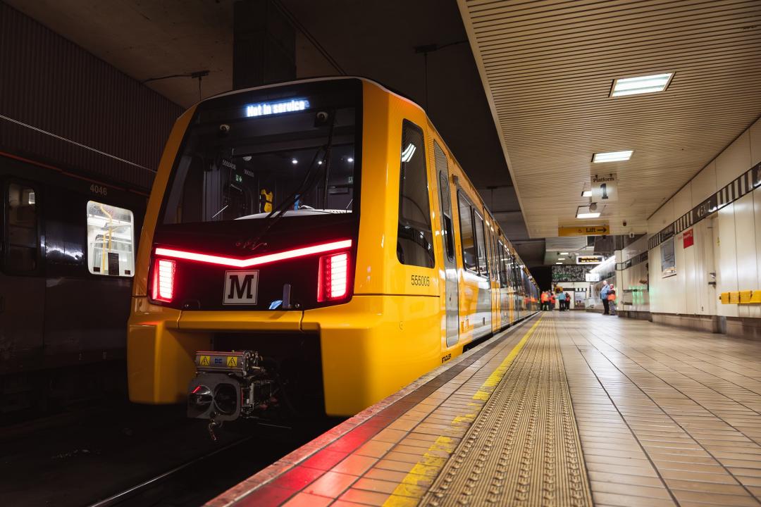 Nexus Metro train at James Street