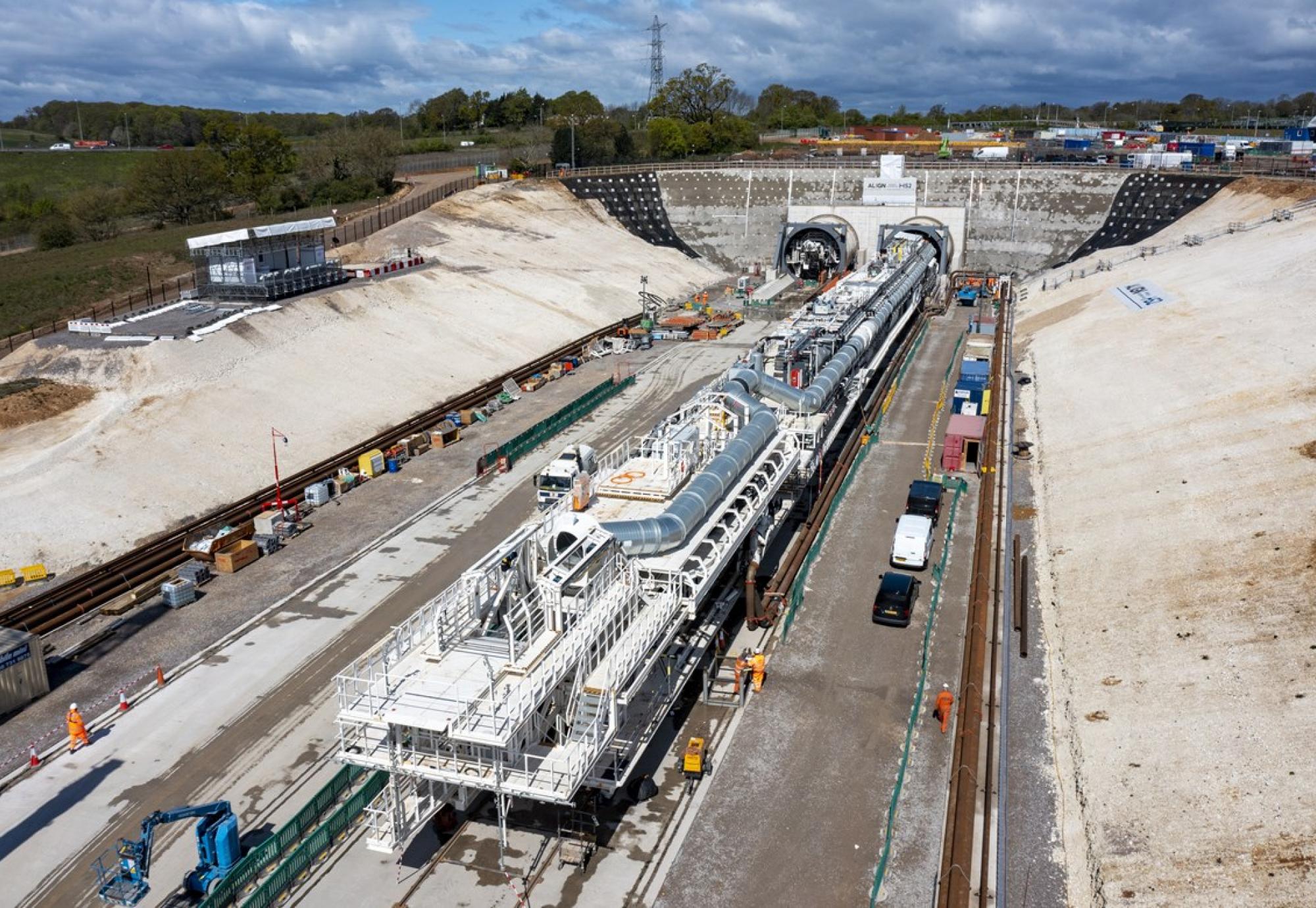 HS2 make history as it launches first giant Tunnel Boring Machine ...