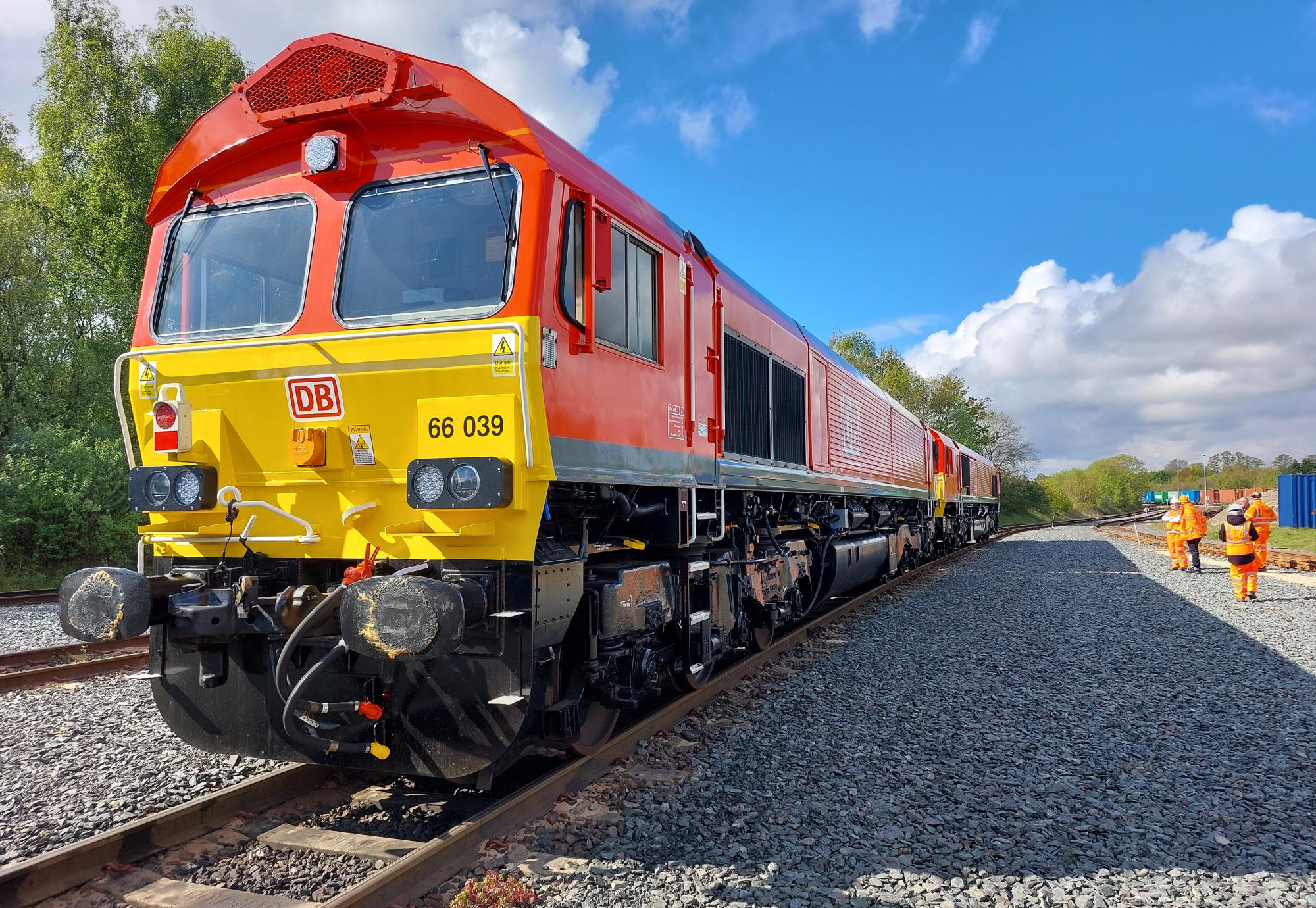 Class 66 ETCS freight train