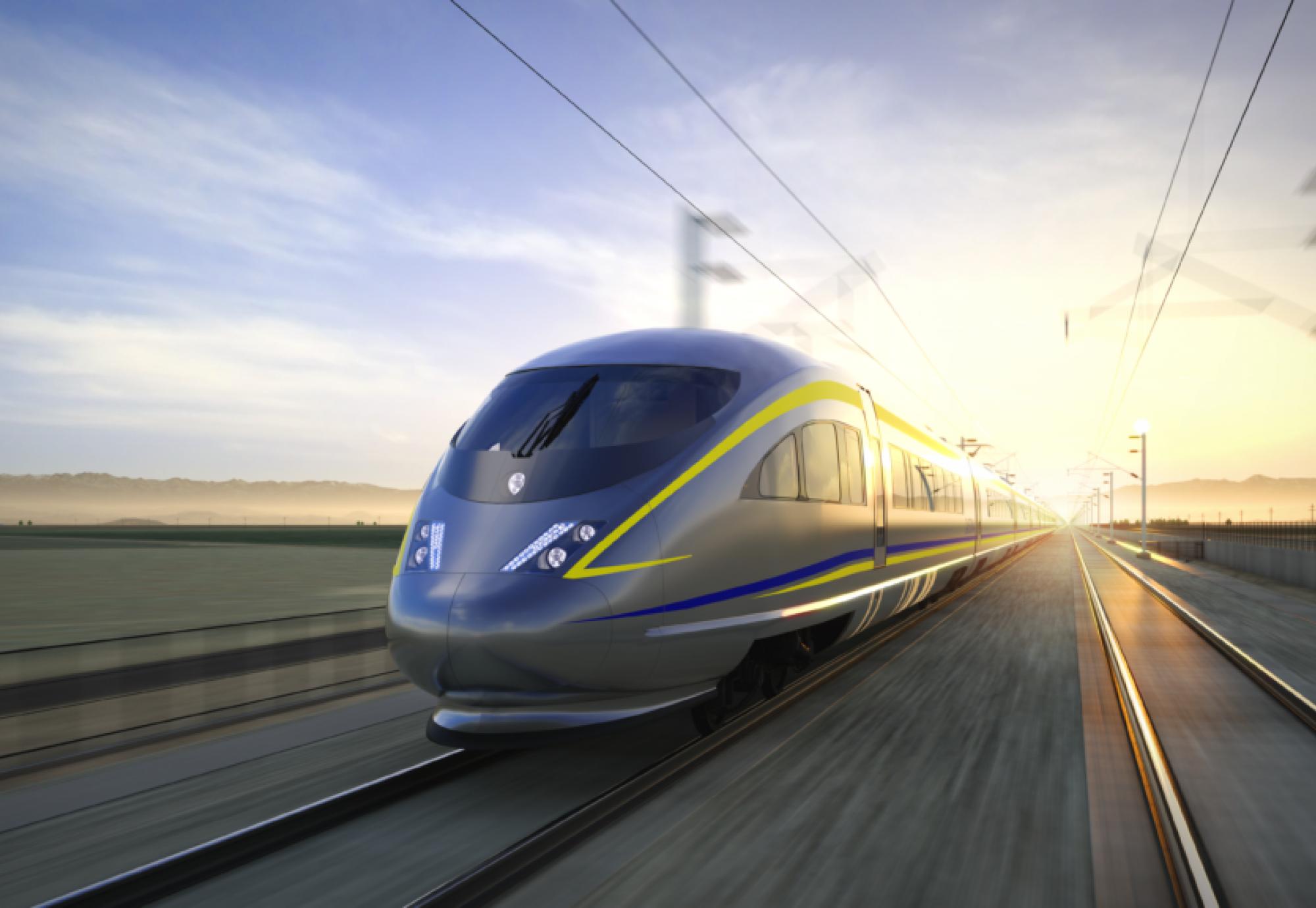 Electrified high-speed rail in California