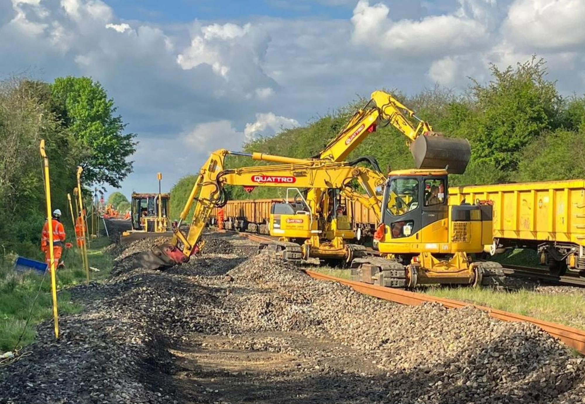 East Suffolk track renewal