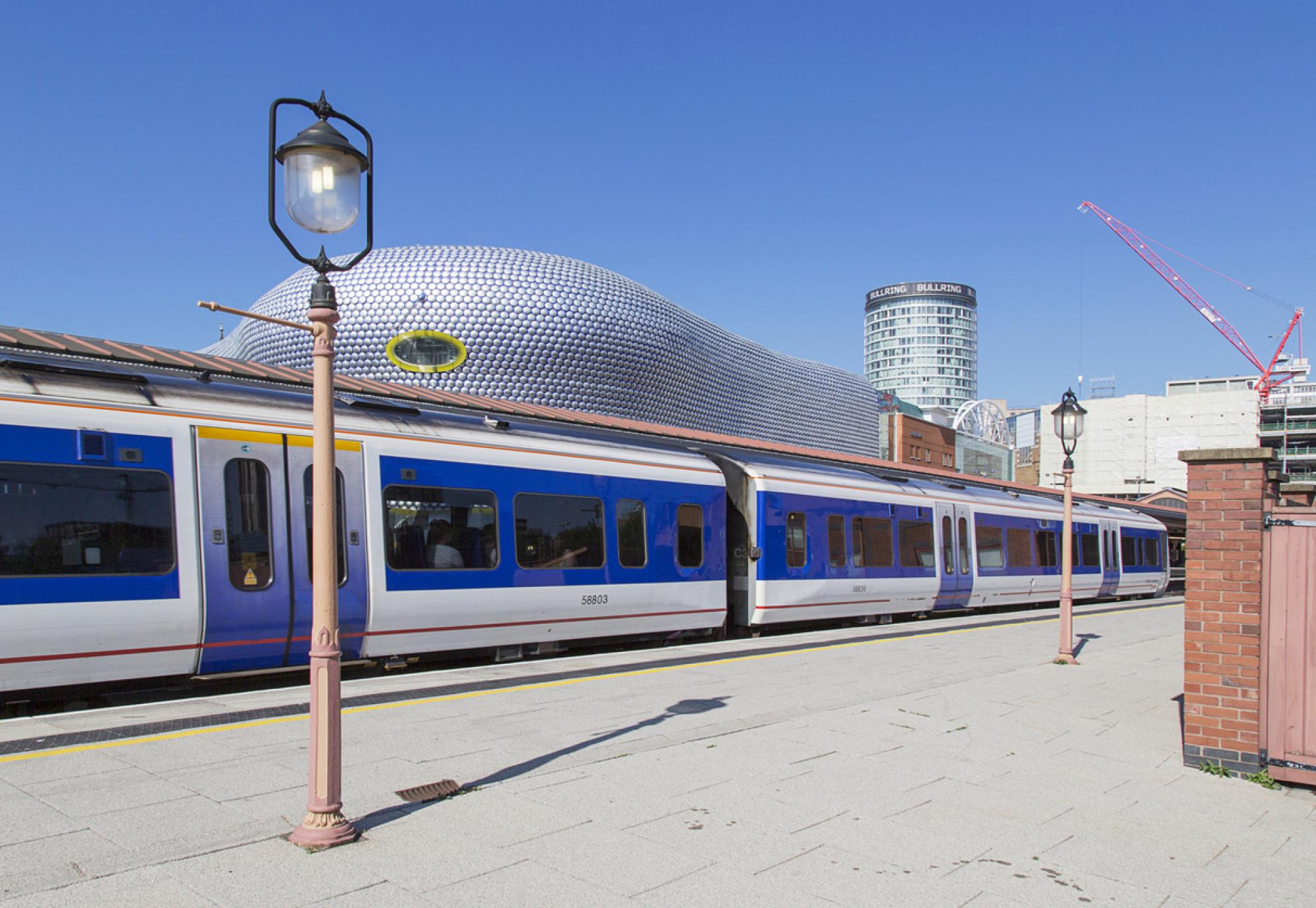 A train in Birmingham