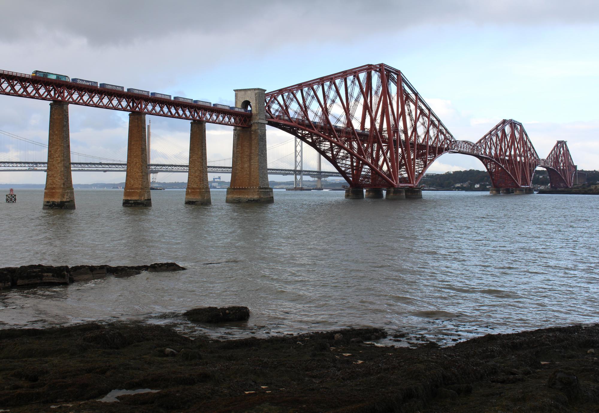 Train on the Forth Bridge