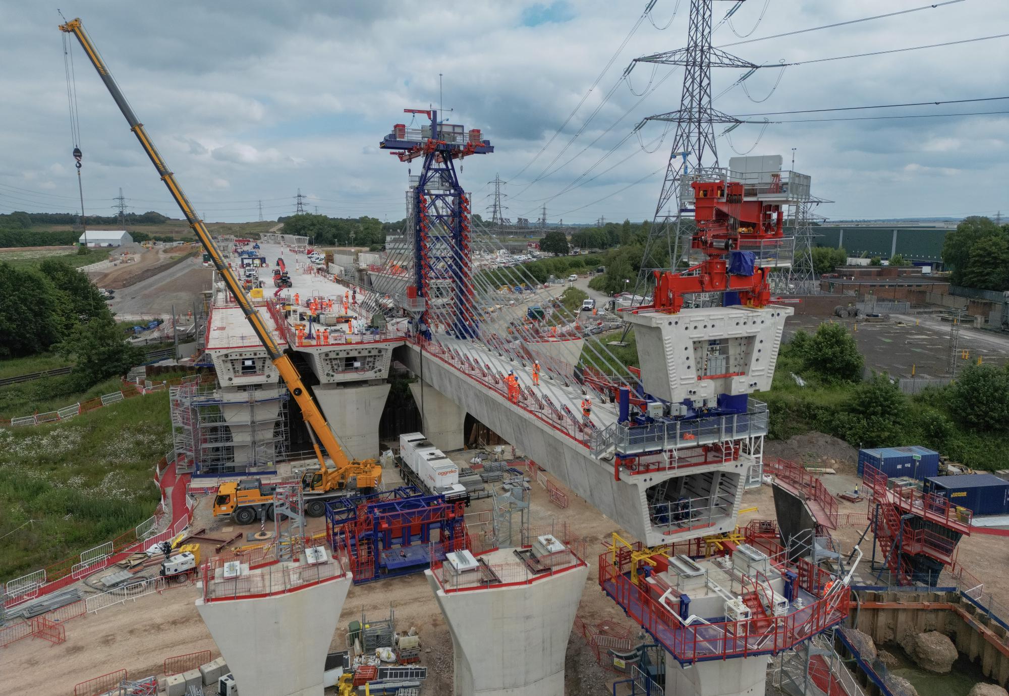 River Tame West Viaducts Construction