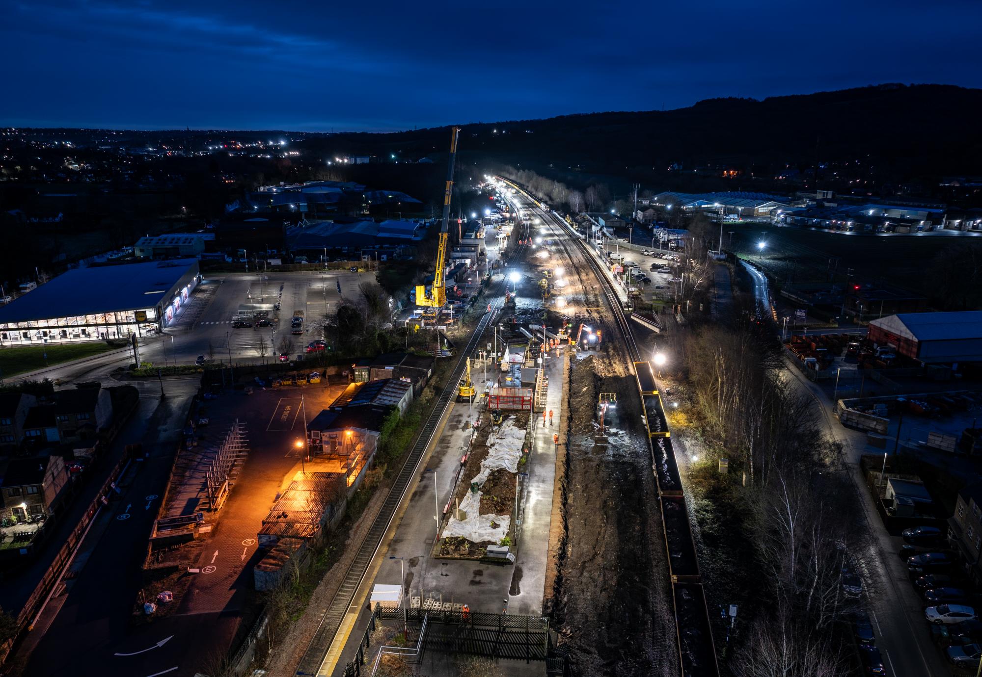 Mirfield Ariel View