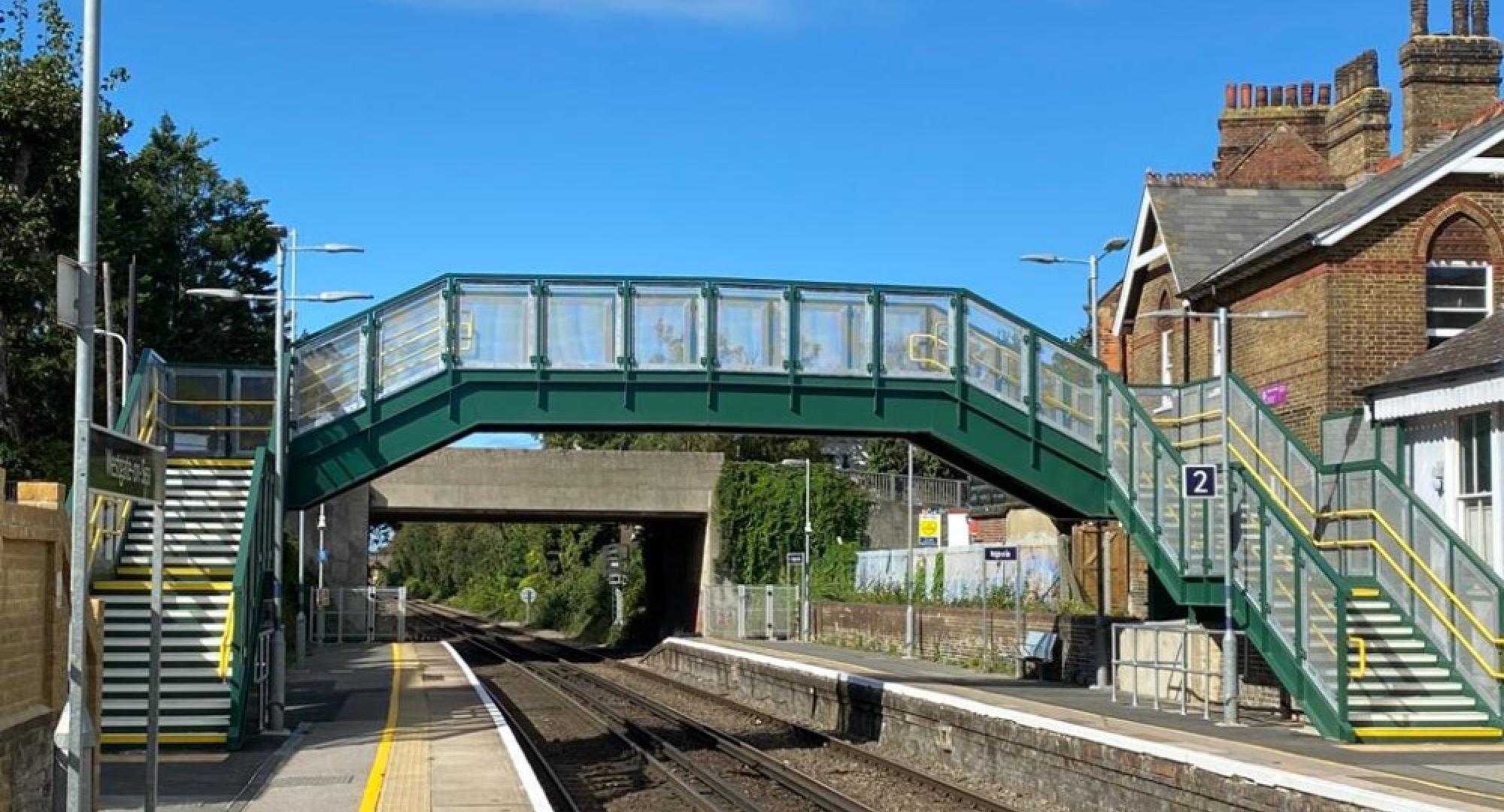 New bridge at Westgate-on-Sea 