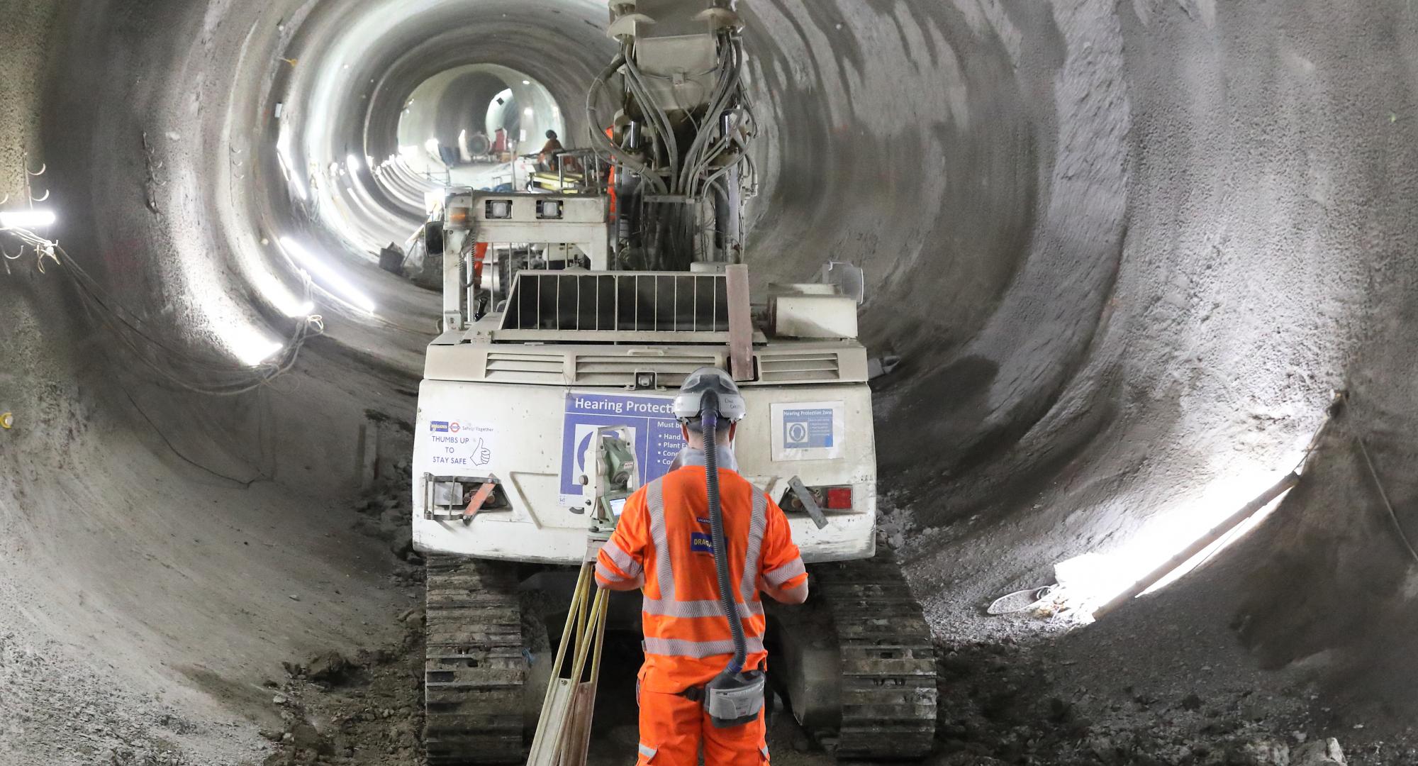 Bank station - Central Line link Primary lining