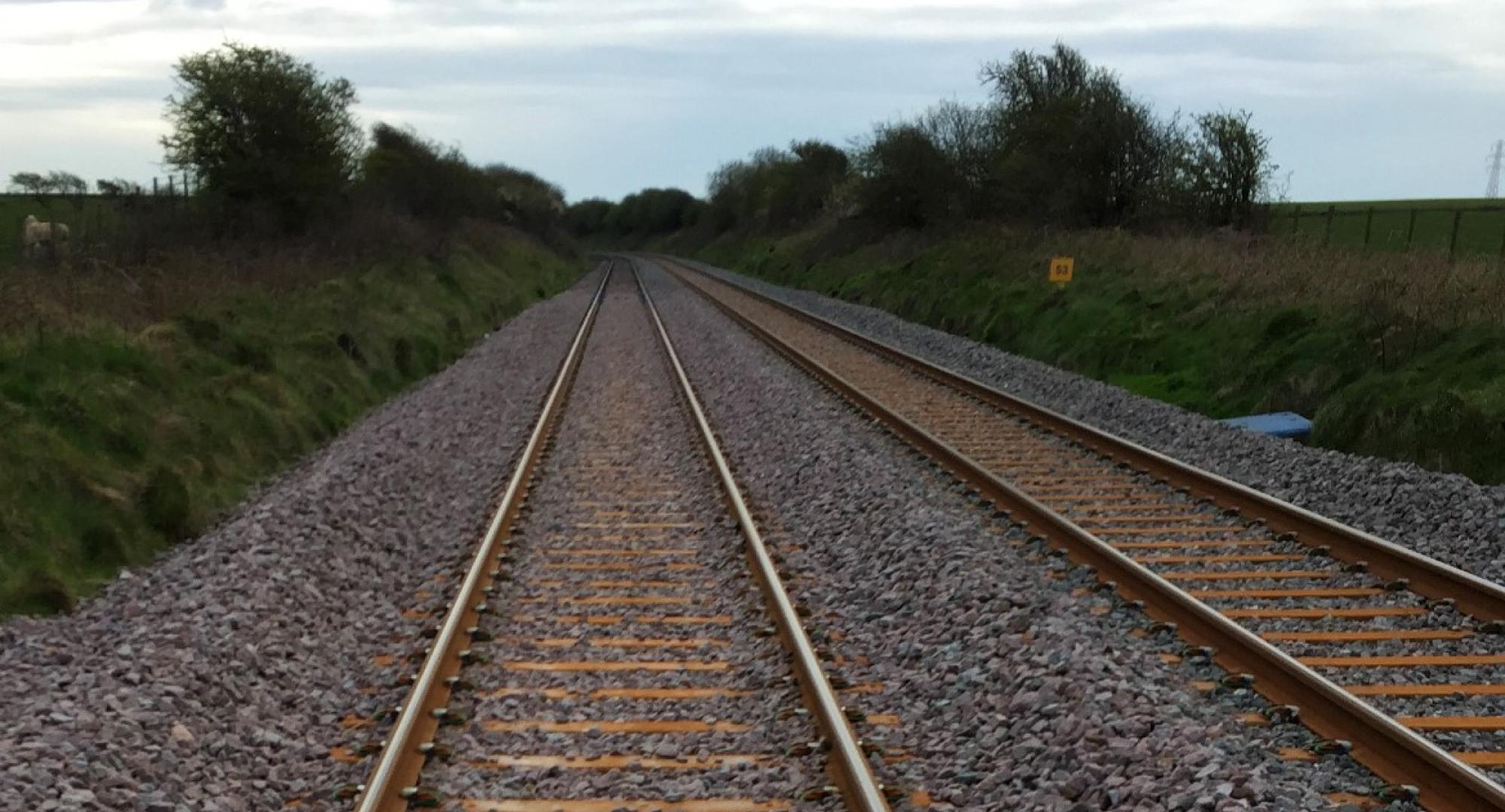 The tracks at Bootle that are being worked on 