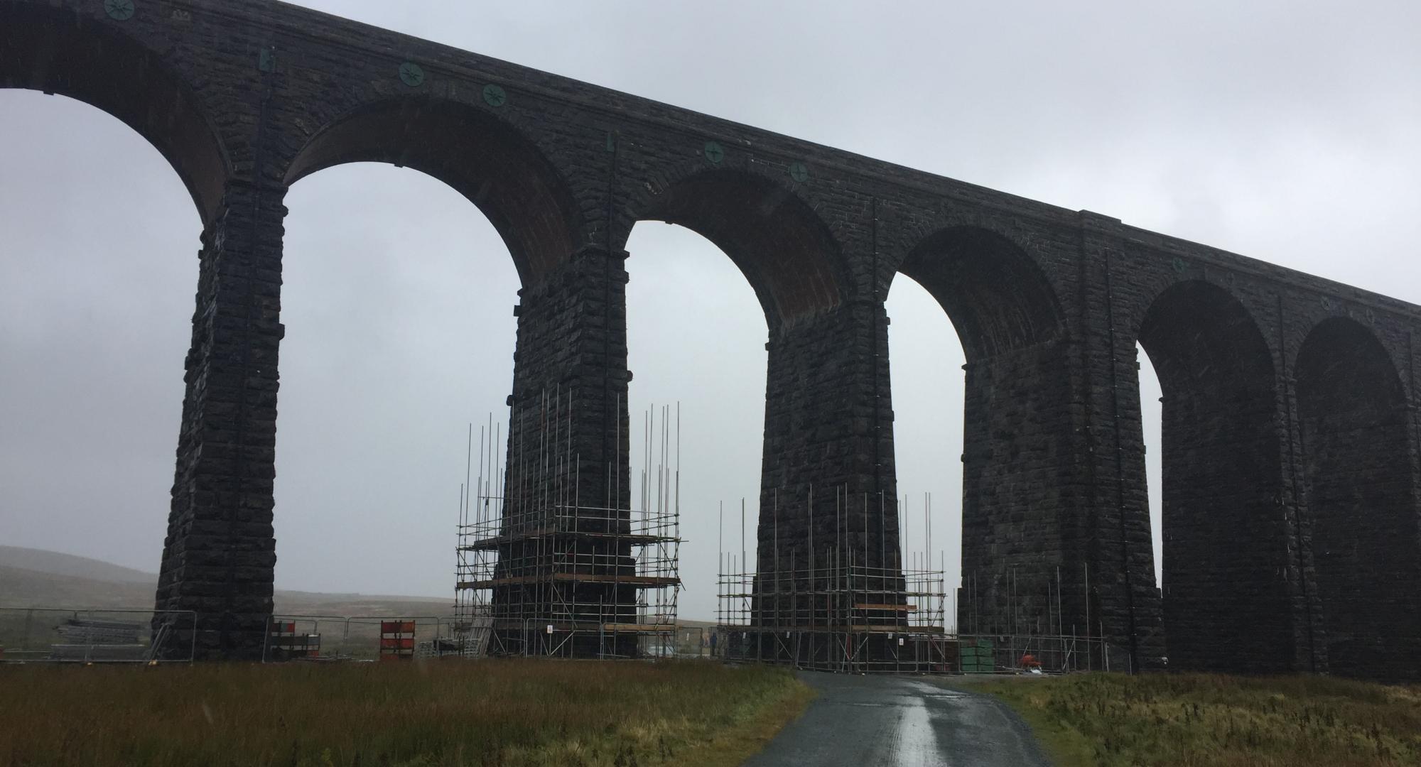 Ribblehead viaduct on Settle-Carlisle line