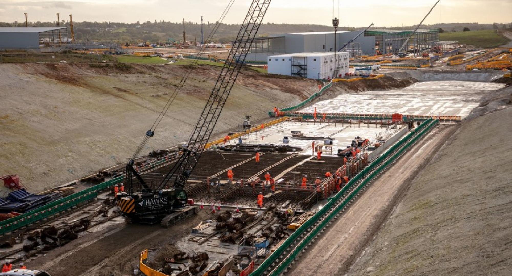 Works at the Chilterns South Portal October 2020