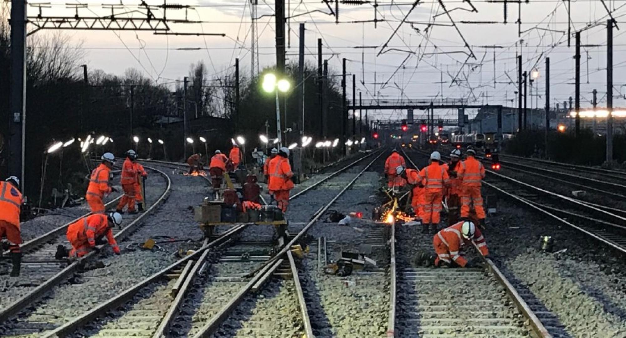 Haymarket at Christmas works 