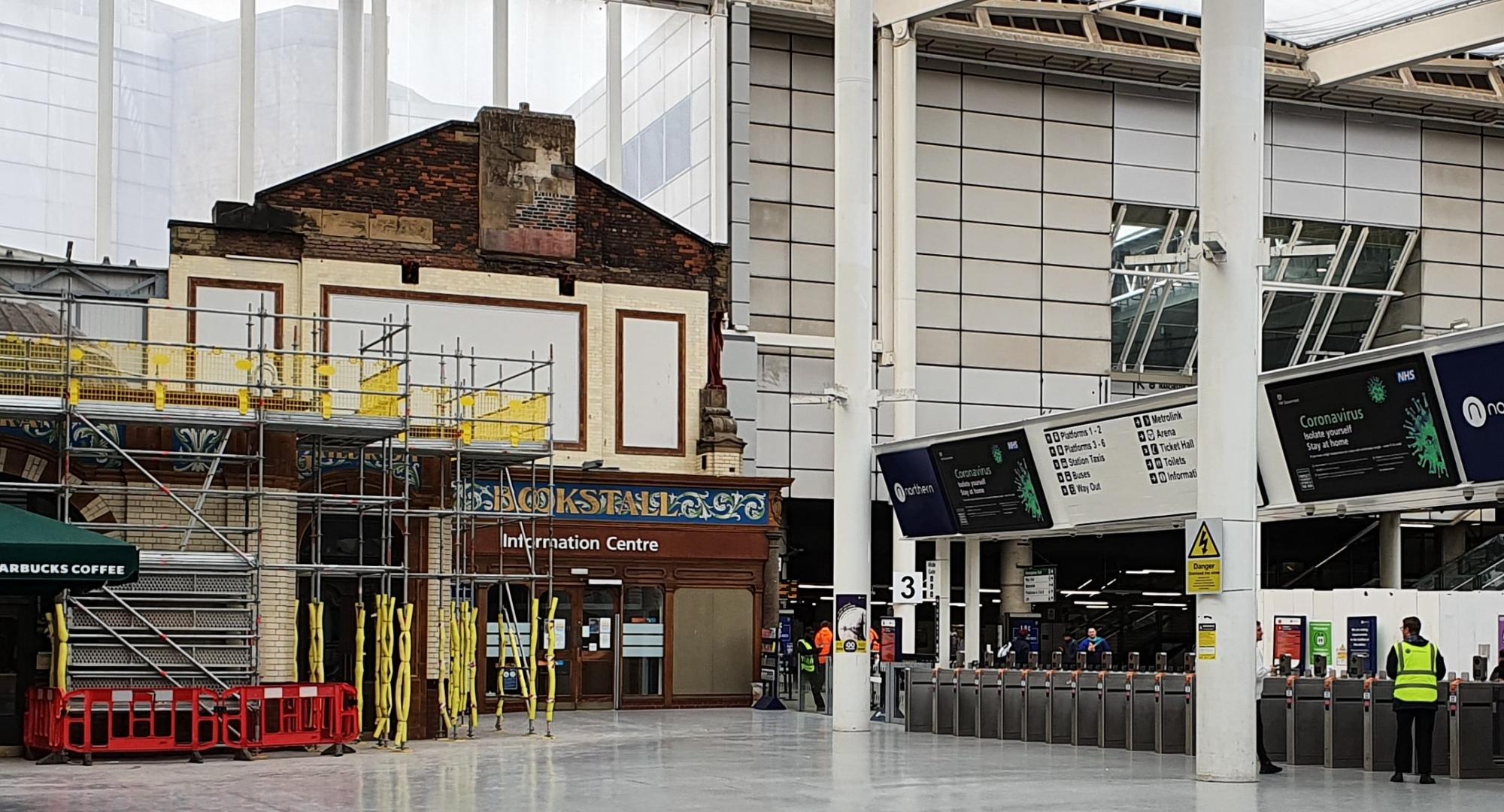 Empty Manchester Victoria station 