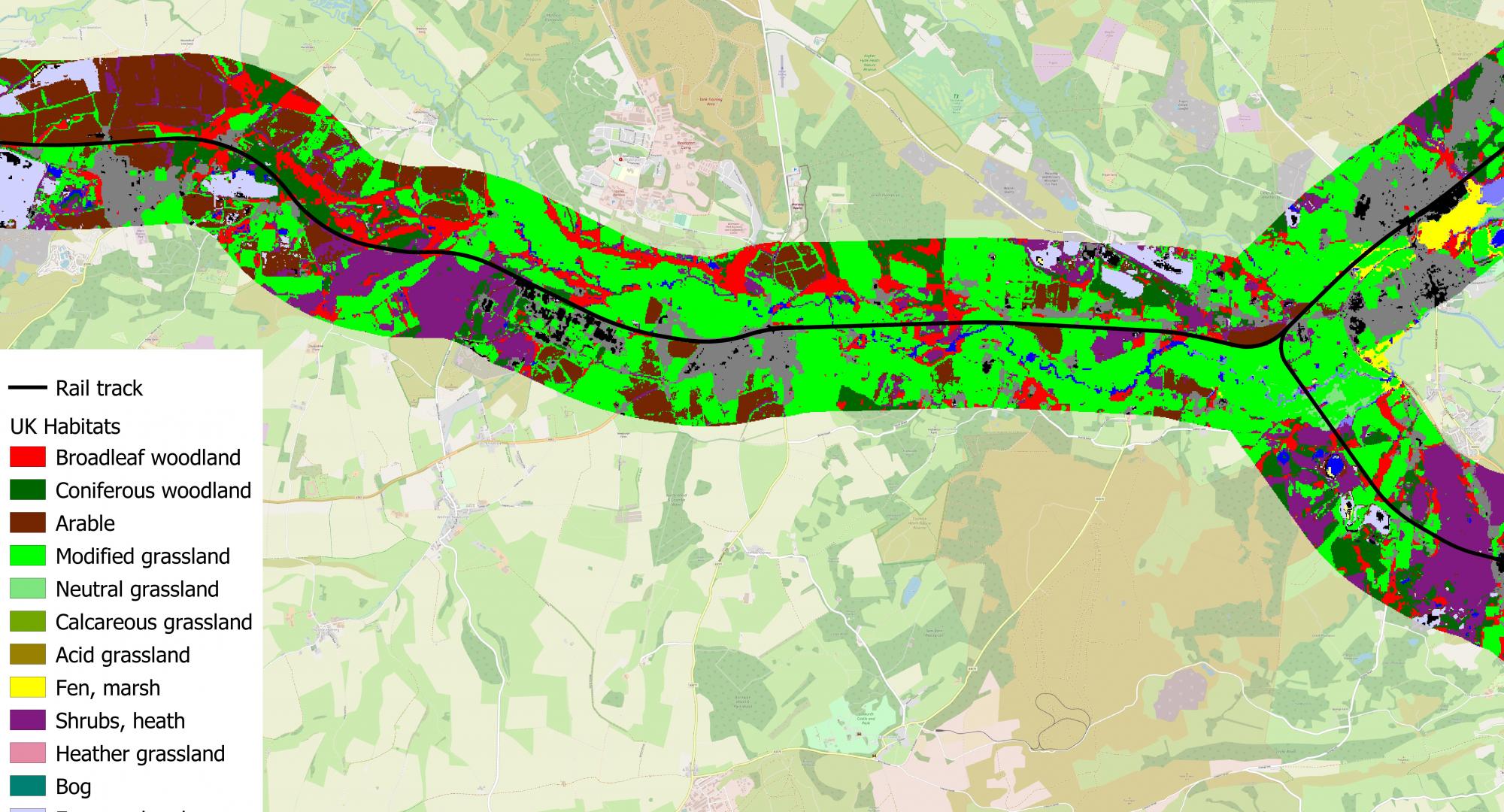 Habitat map