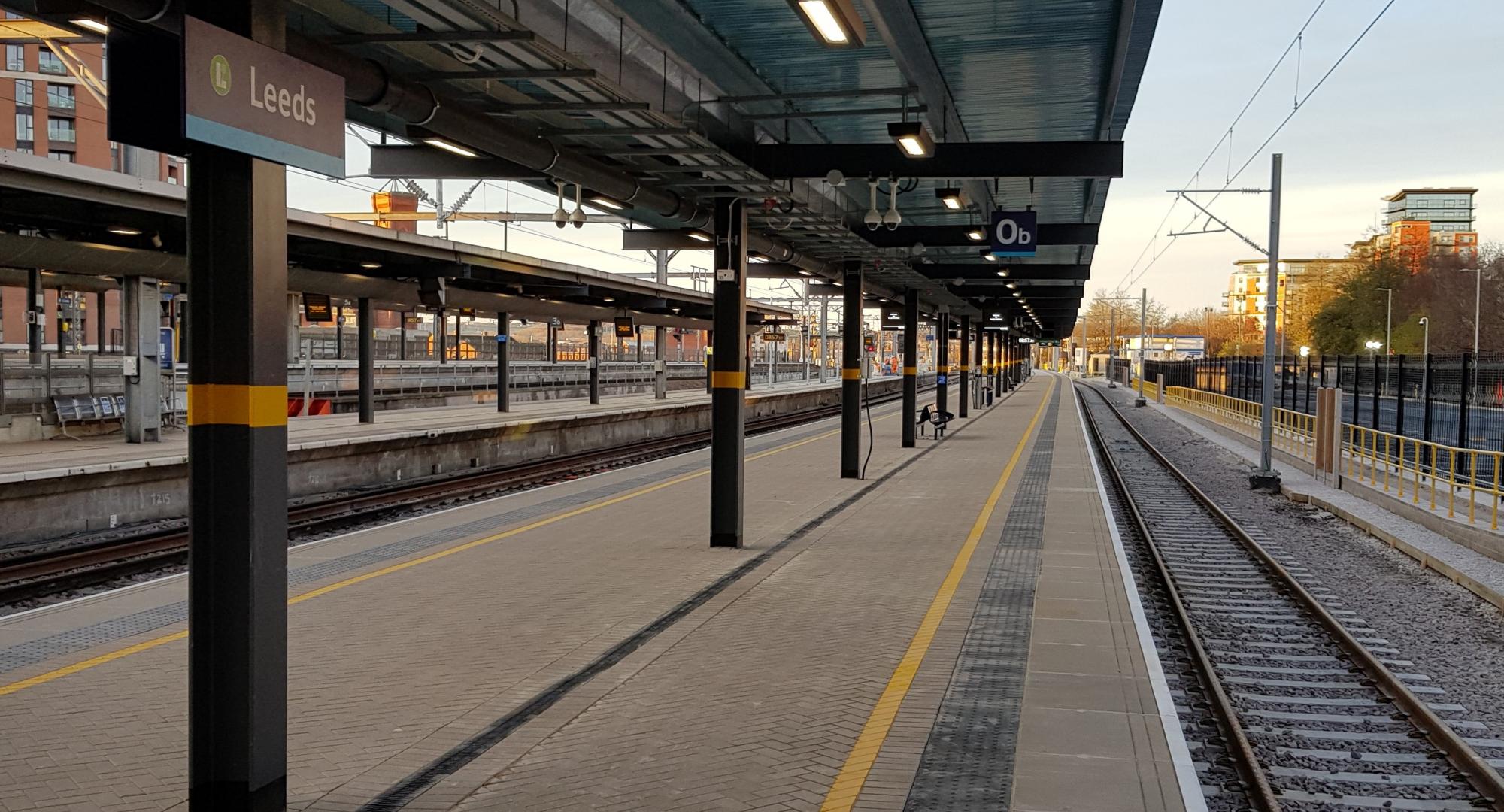 Brand-new platform unveiled at Leeds station 