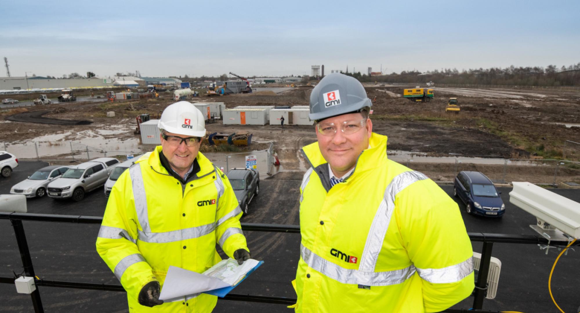 GMI - Divisional Managing Director Lee Powell and Project Director Mike Kershaw at Goole