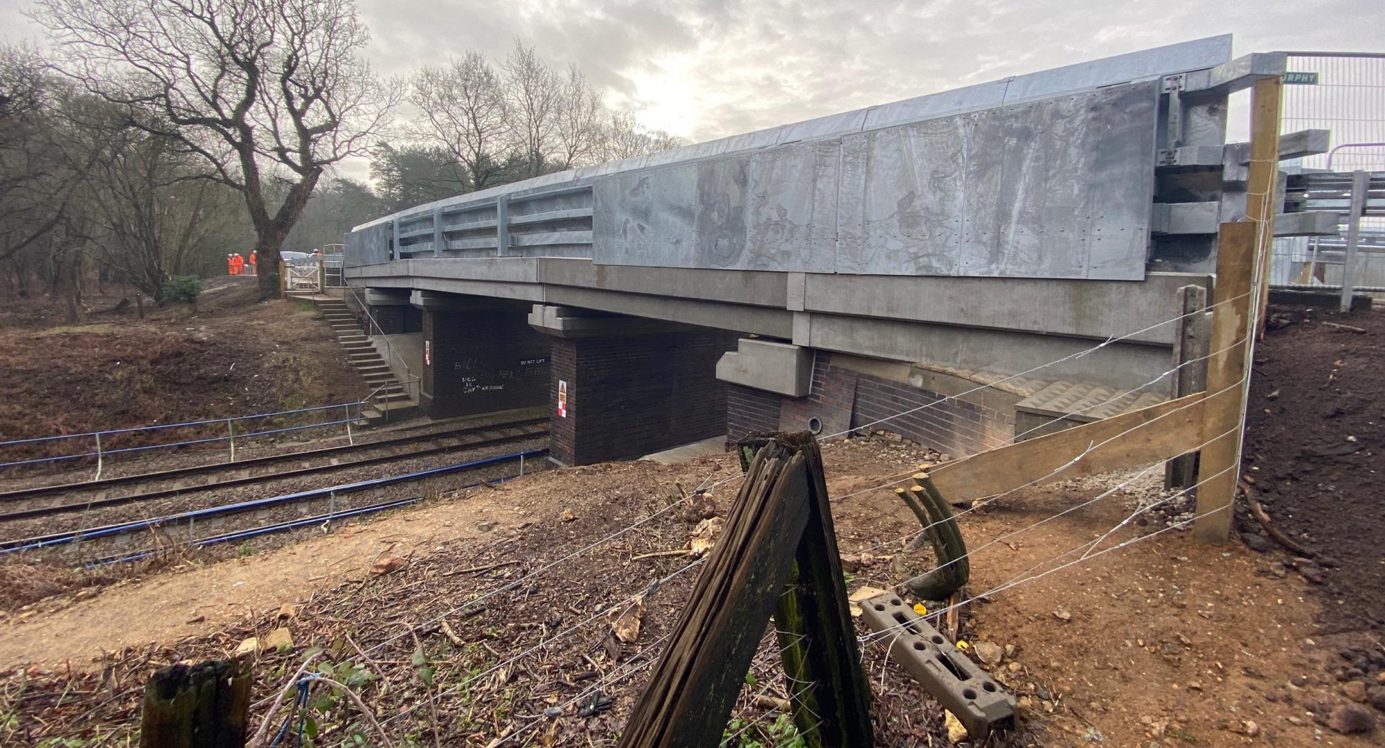 Network Rail replace two bridges in Norfolk