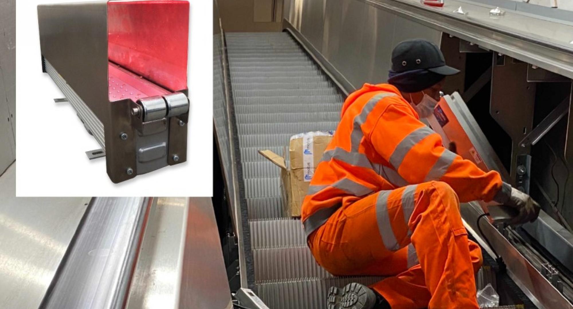 UV-C handrail cleaning device trialled at Euston