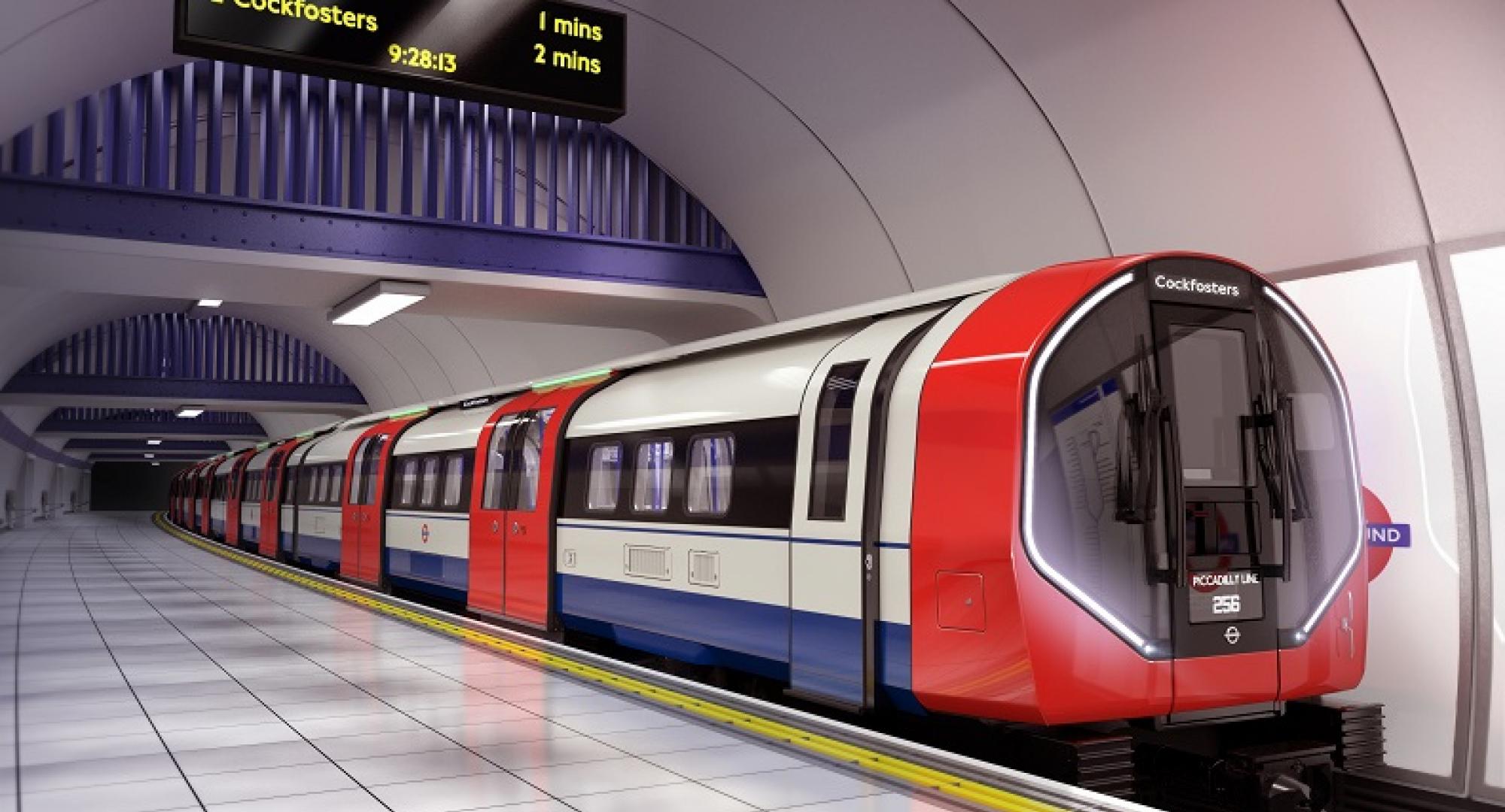 New Piccadilly Line tube train design