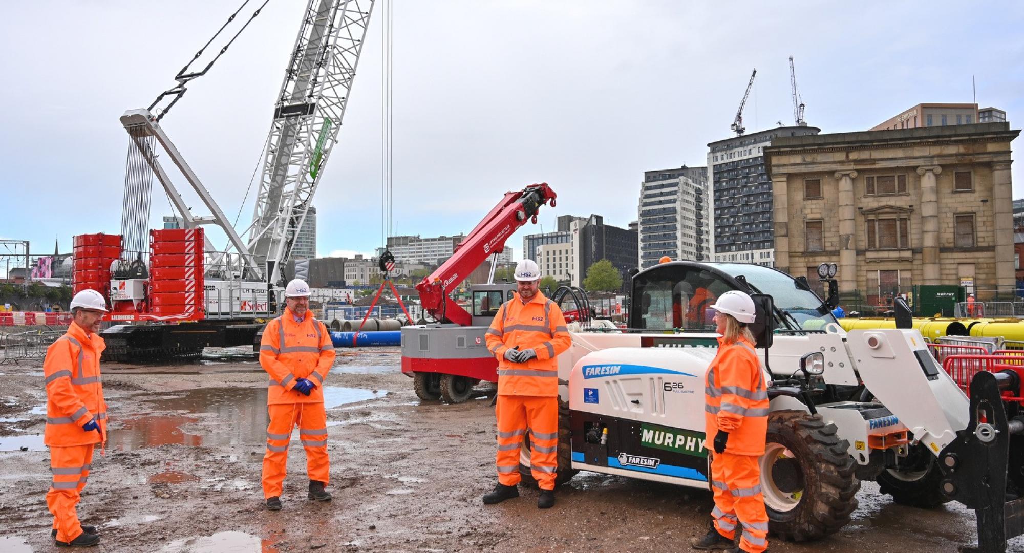 HS2 Minister visits the Curzon Street Station site