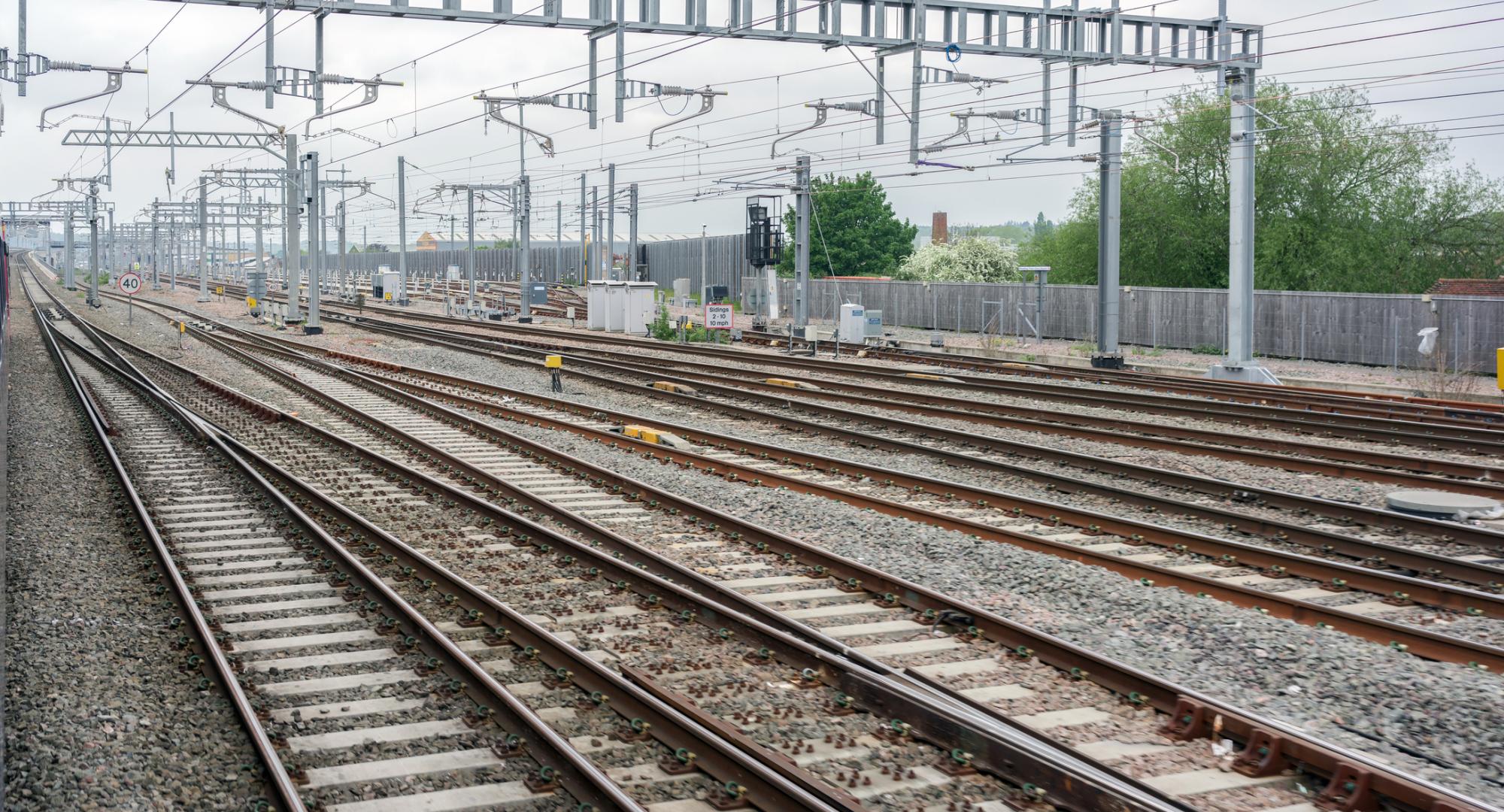 Empty track in Berkshire