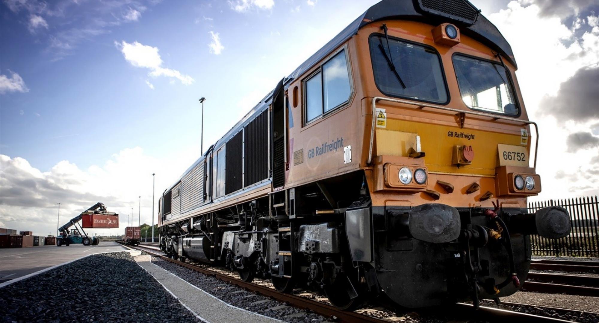 GB Railfreight train