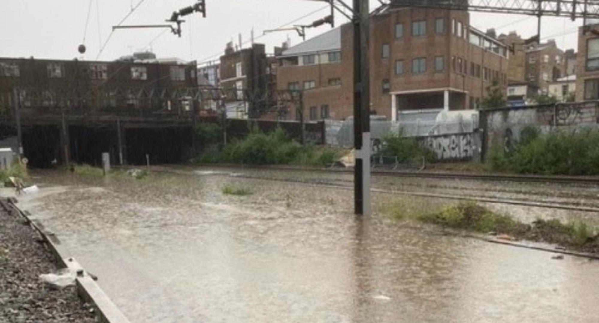 Flooding in London 