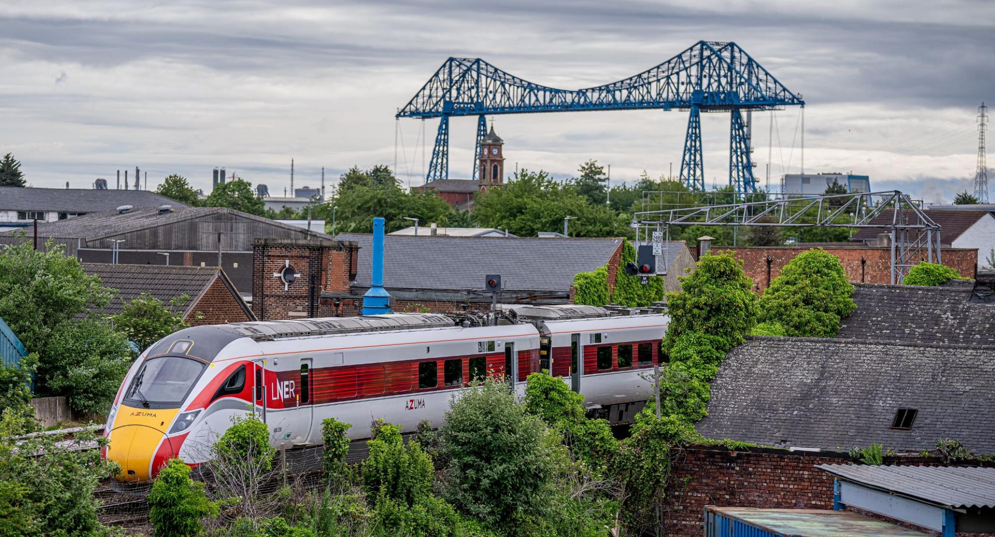 LNER train in Middlesbrough