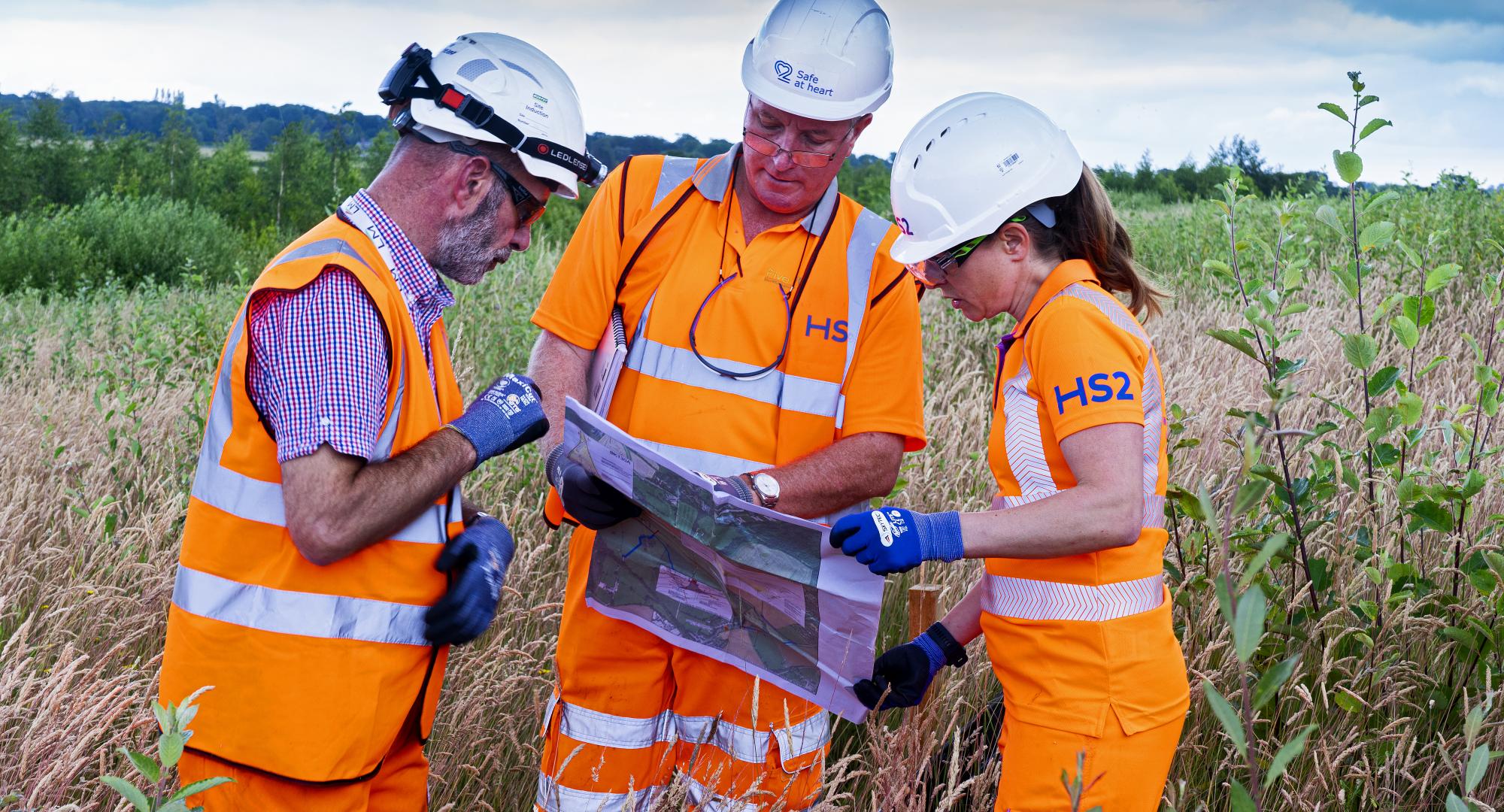 HS2 Ltd ecologists in Warwickshire