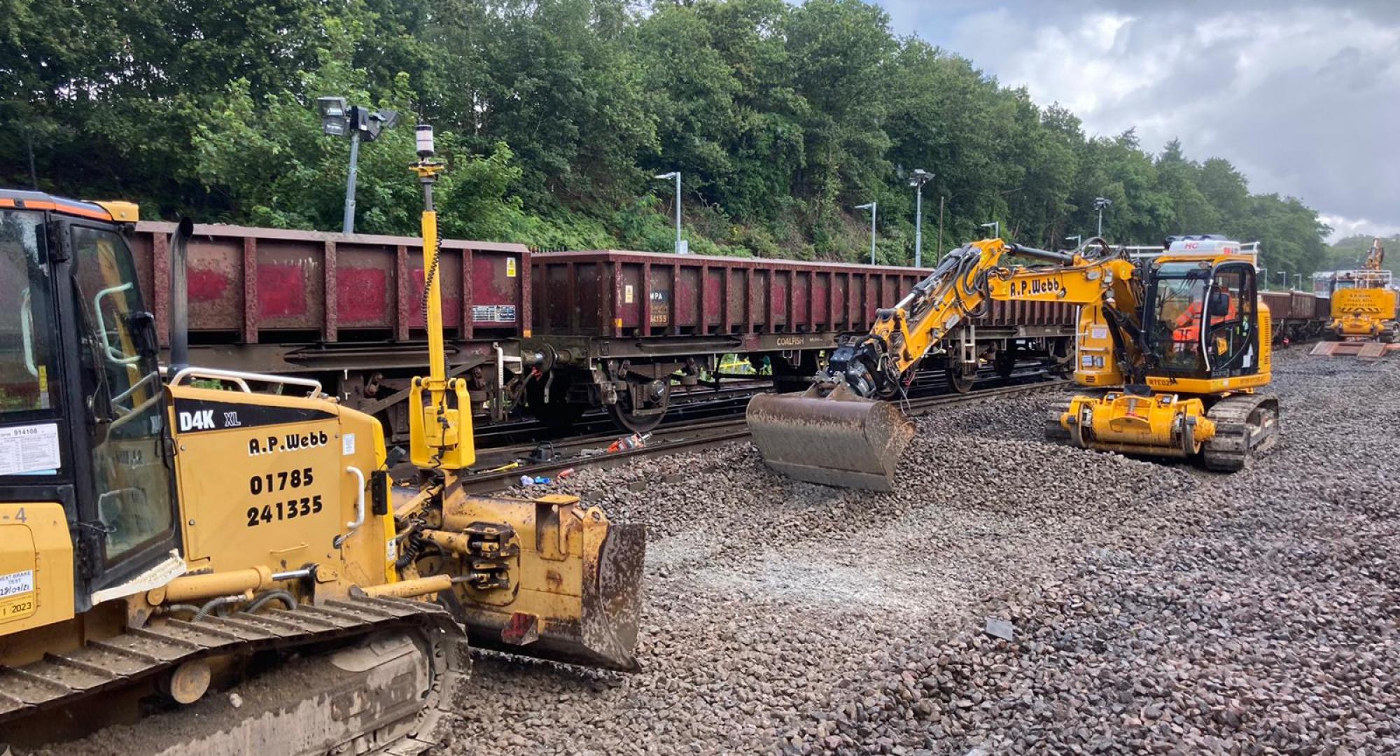 Weybridge track renewals