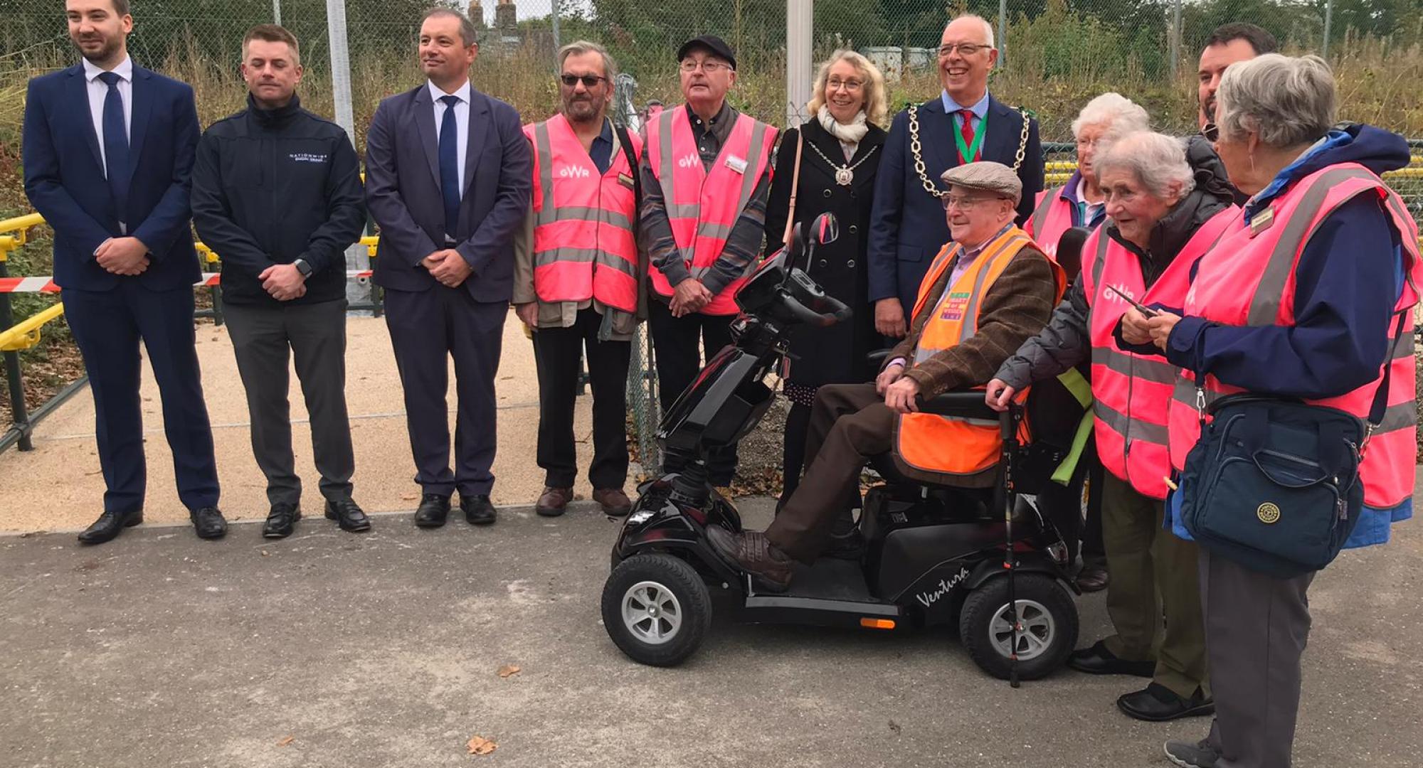 Ramp unveiled at Dorchester West station