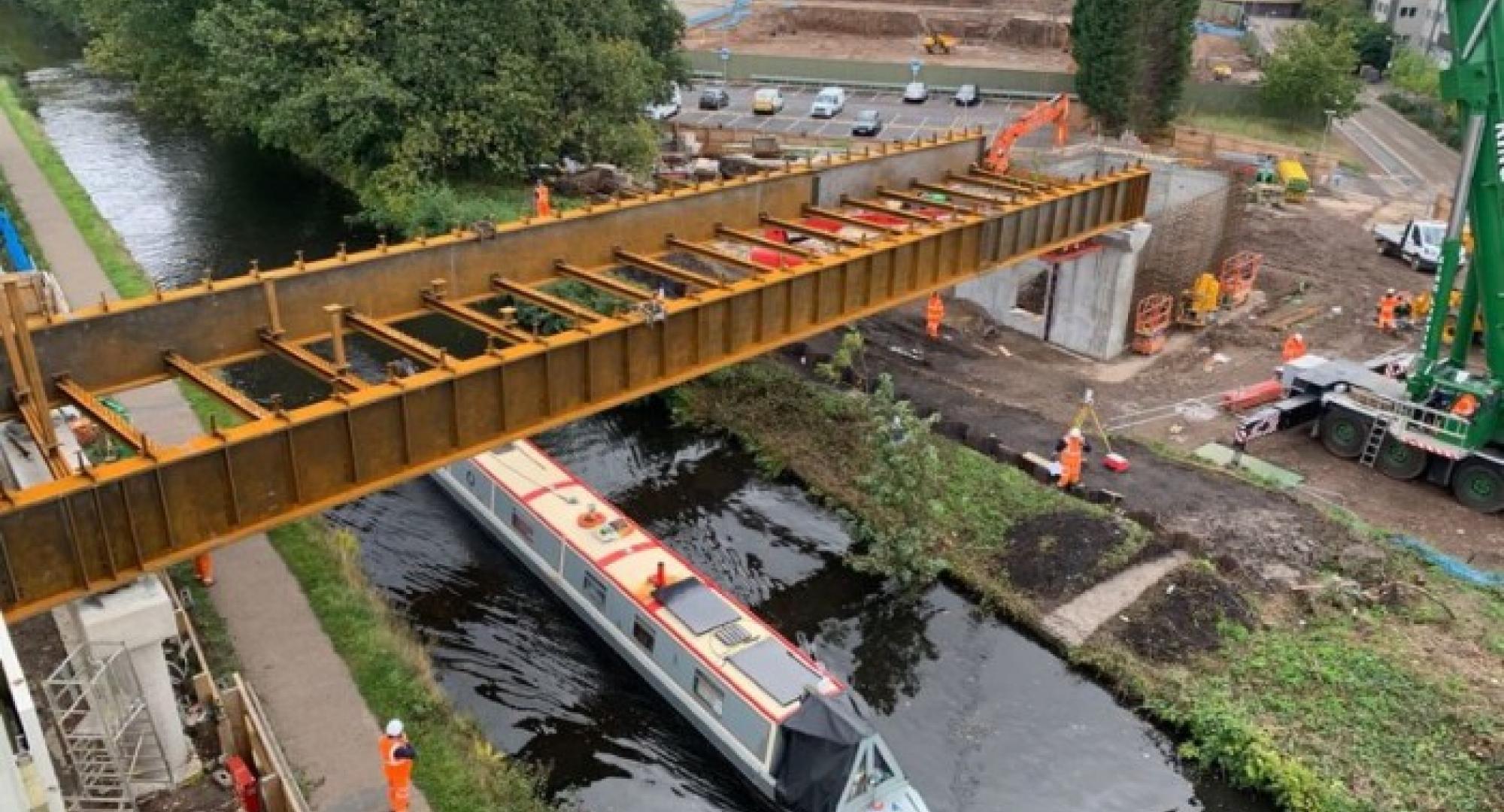 Bridge at Birmingham University station