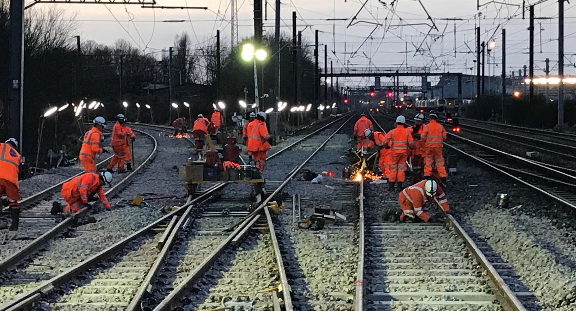 Work taking place on track