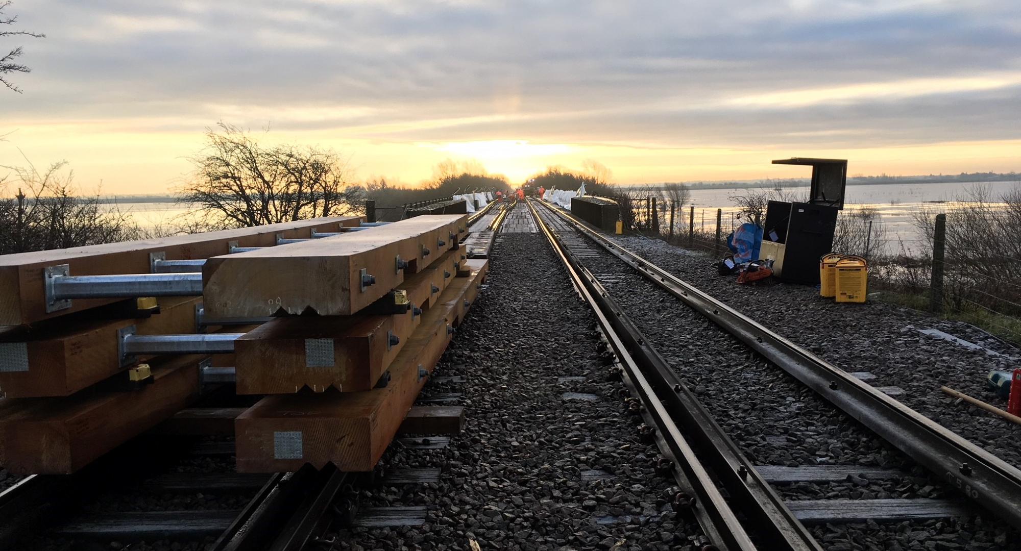 Work taking place on bridge