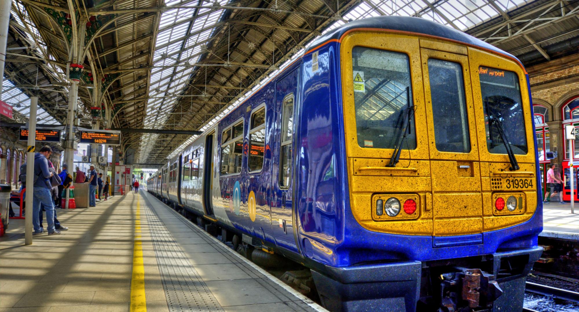 Train parked at station