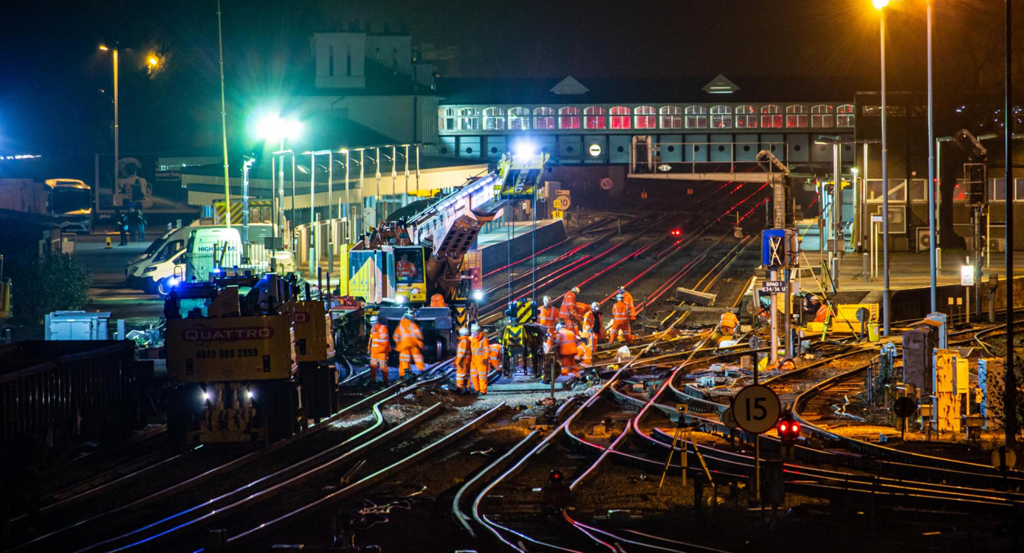 Rail workers