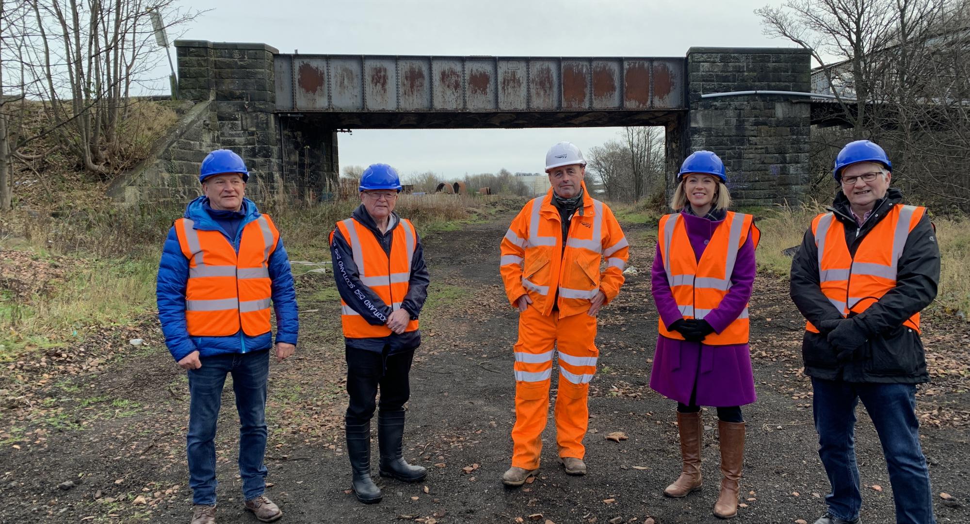 MSPs visit Levenmouth rail link site