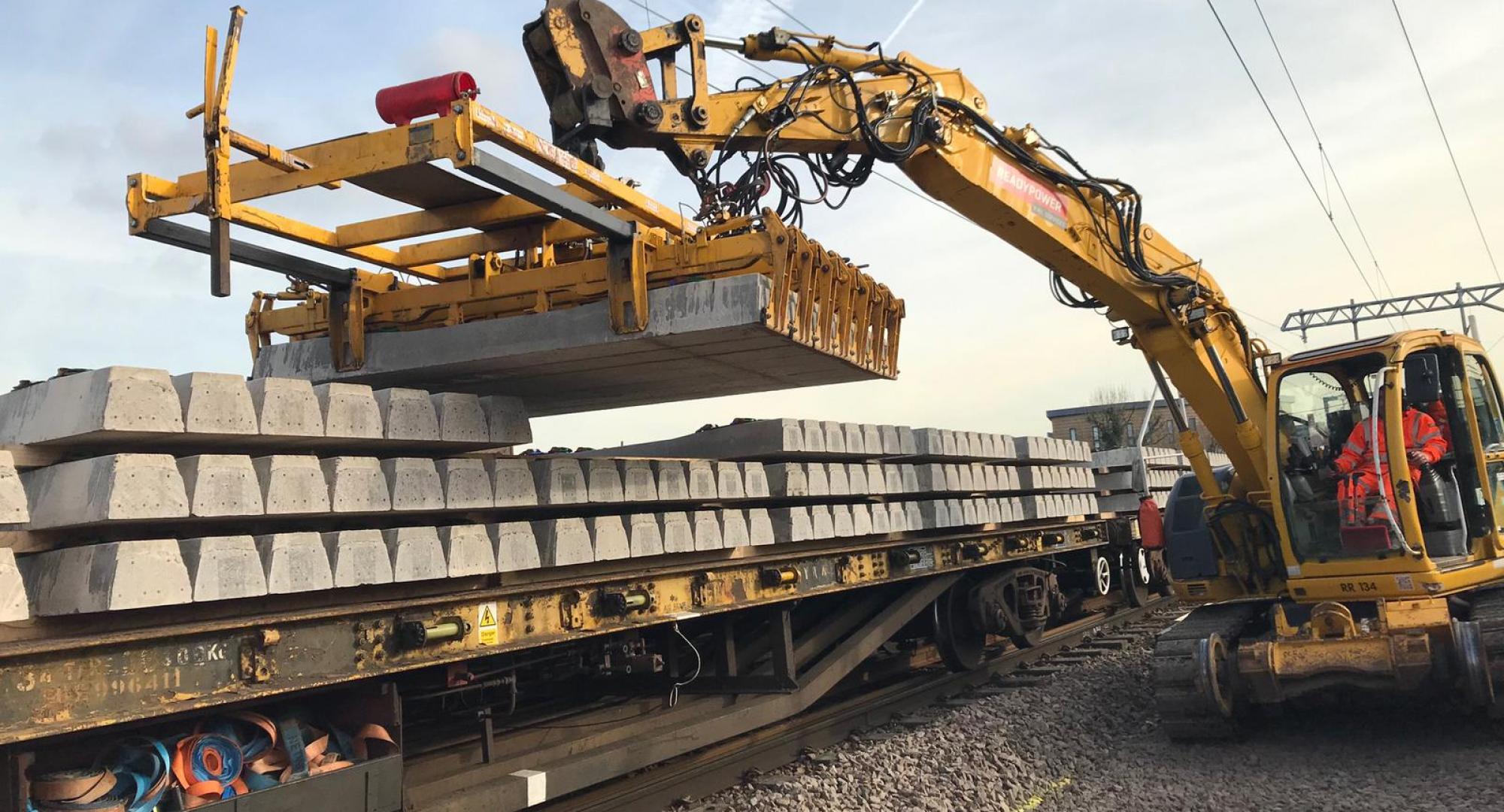 Track renewals at Bishop's Stortford