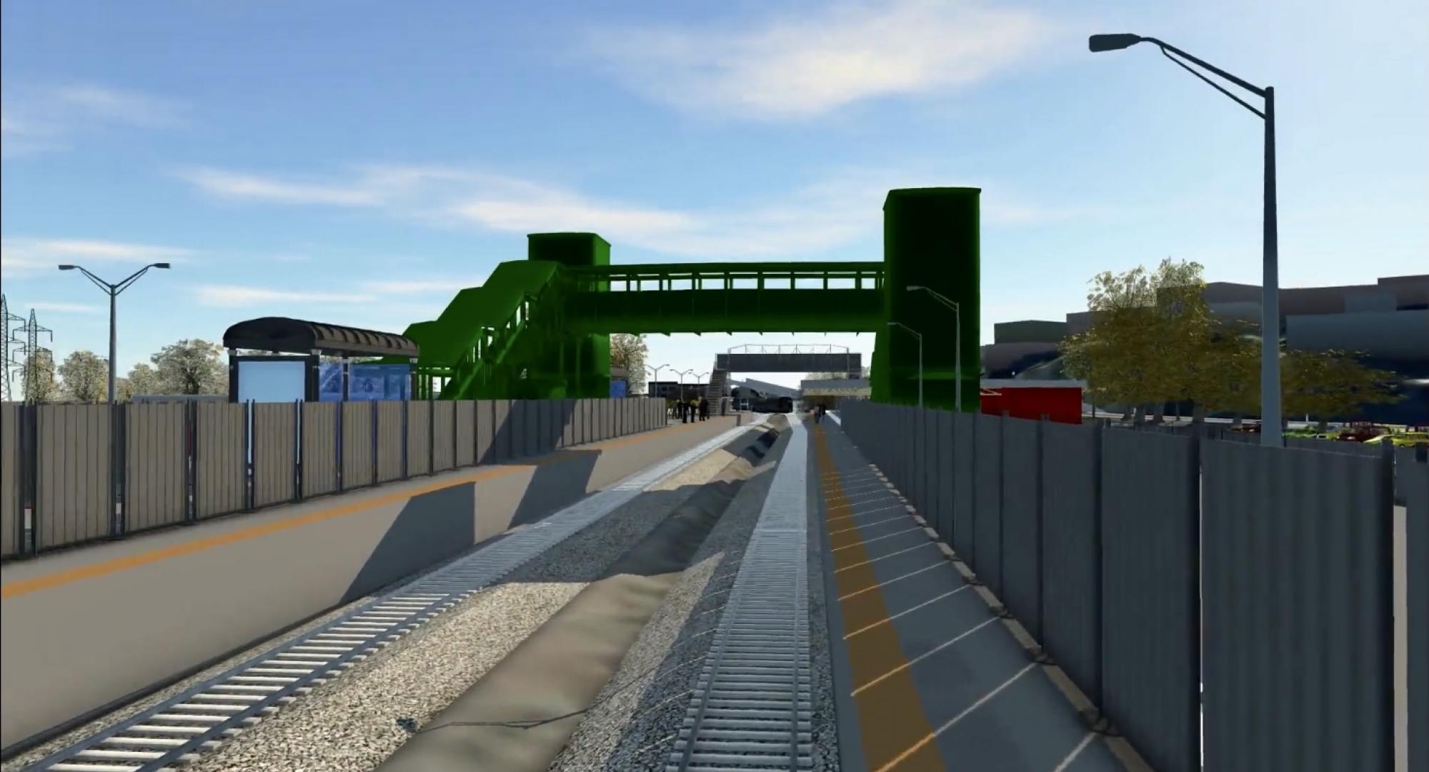 Artist impression of Barry Station upgrades