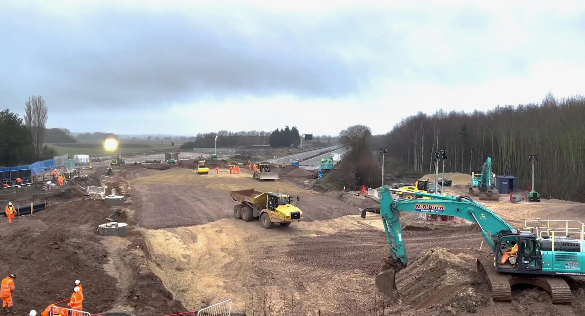 Marston Box bridge preparation work