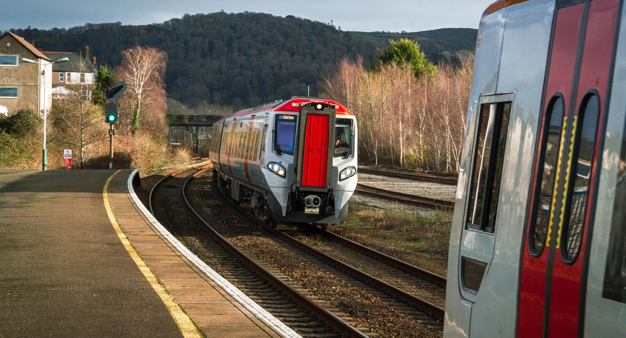 TfW trains at Llandudno junction