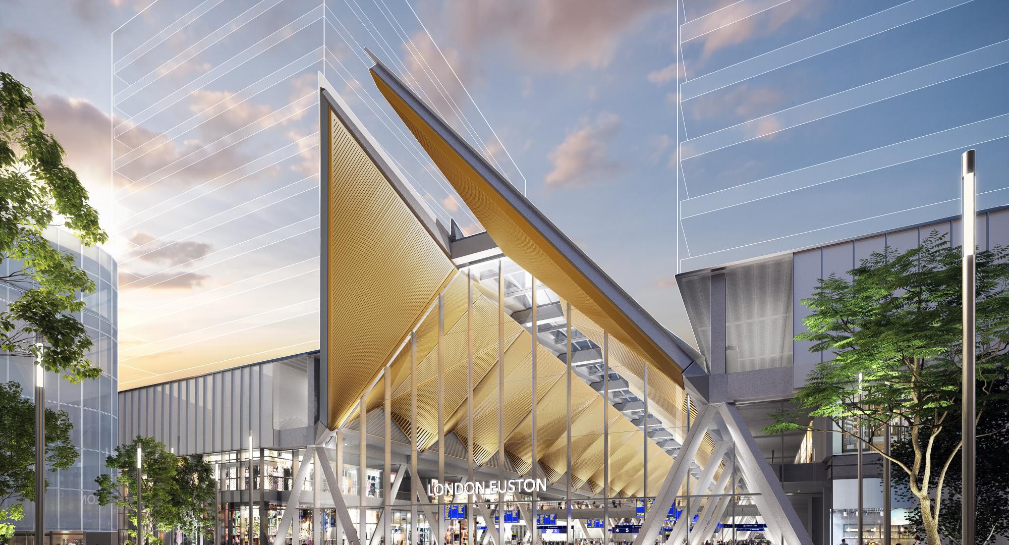 HS2 London Euston station design