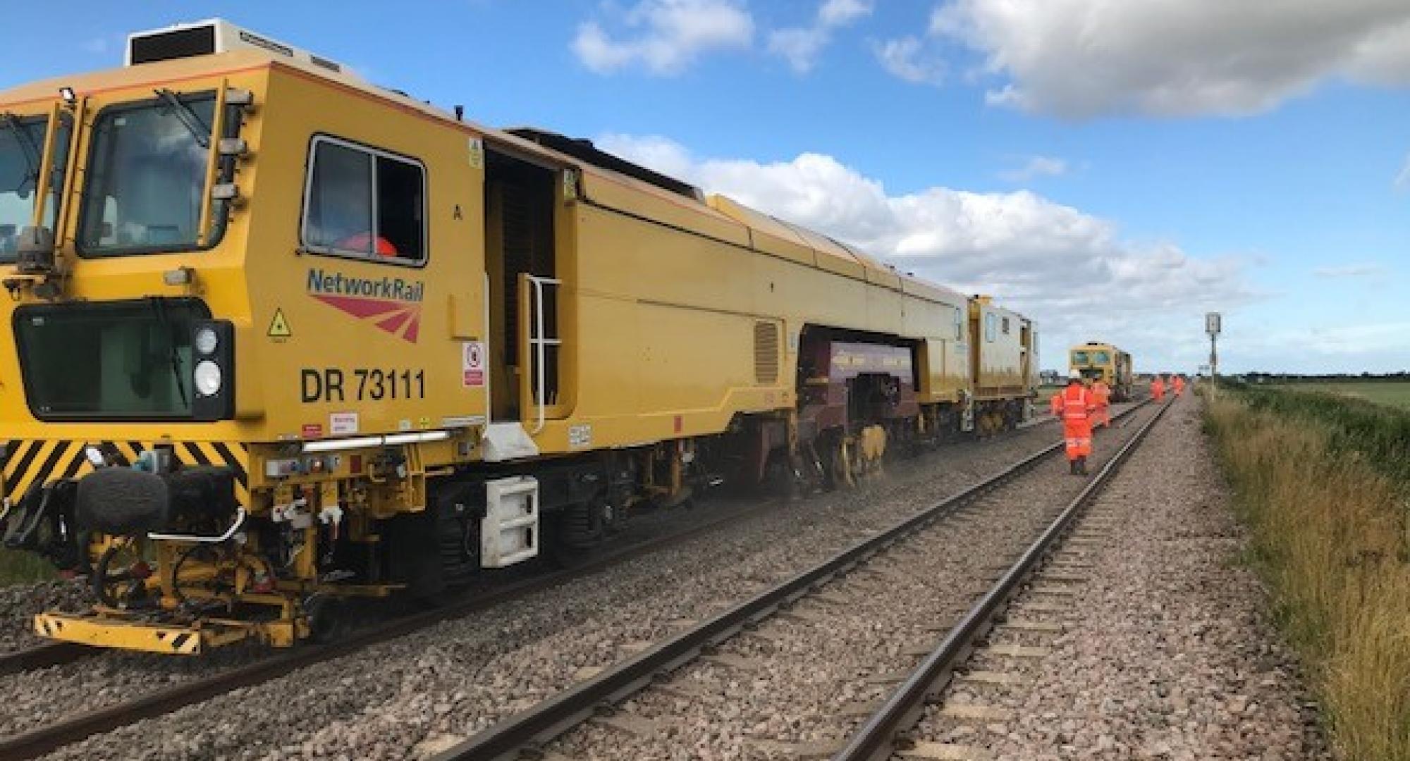 Track renewal Ely Ipswich 