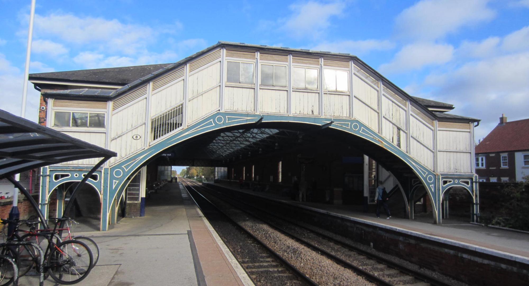 Beverley Station footbridge, via Network Rail 