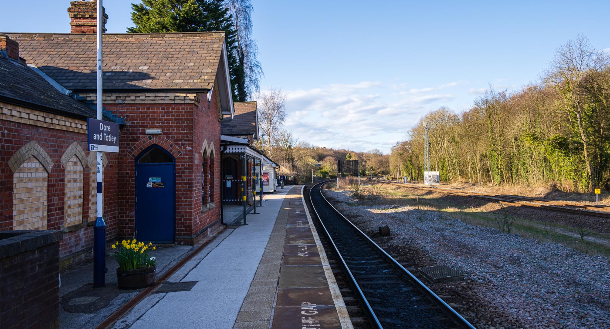 Dore towards Sheffield, via Network Rail 