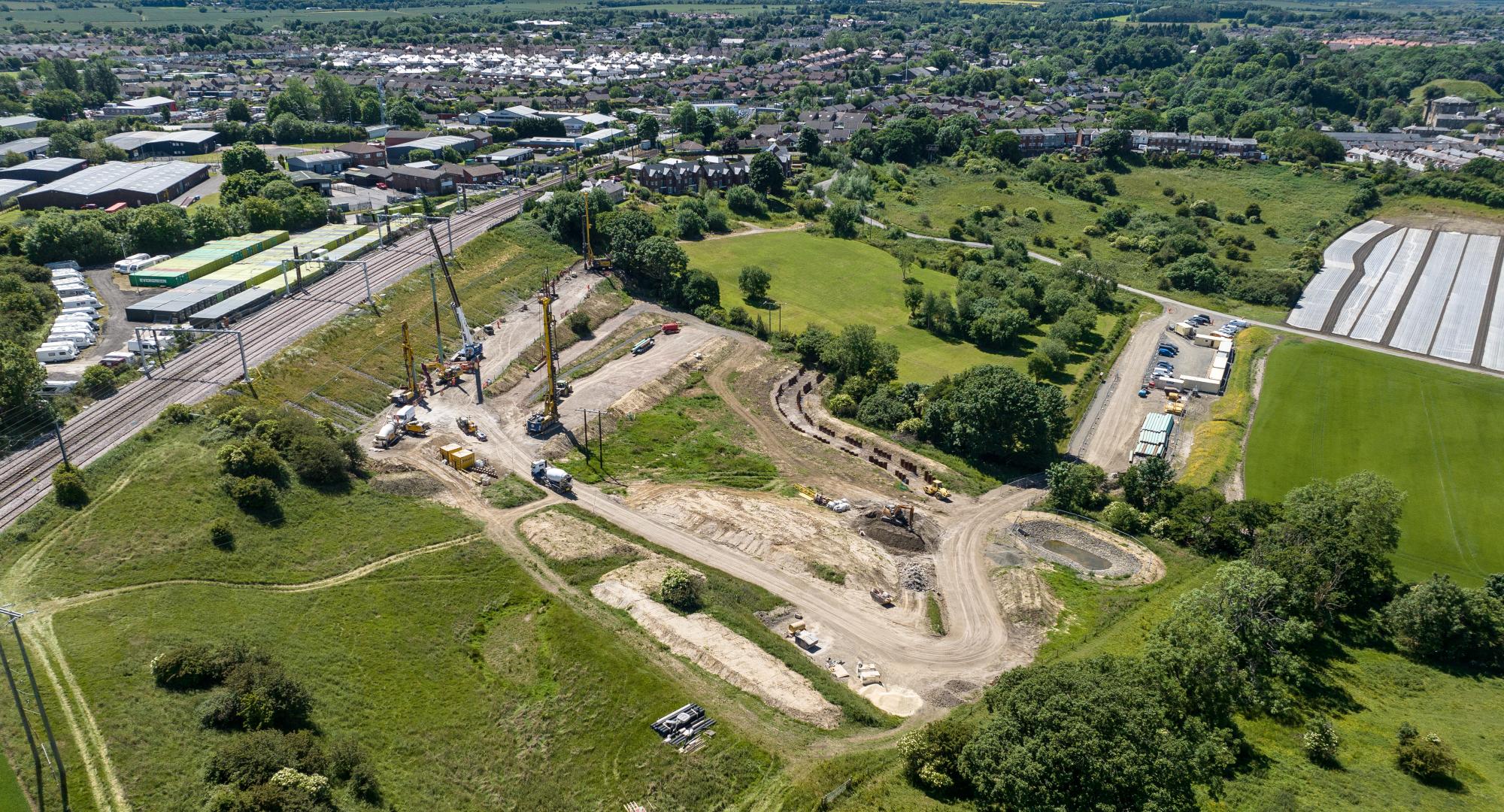 Morpeth embankment, via Network Rail 