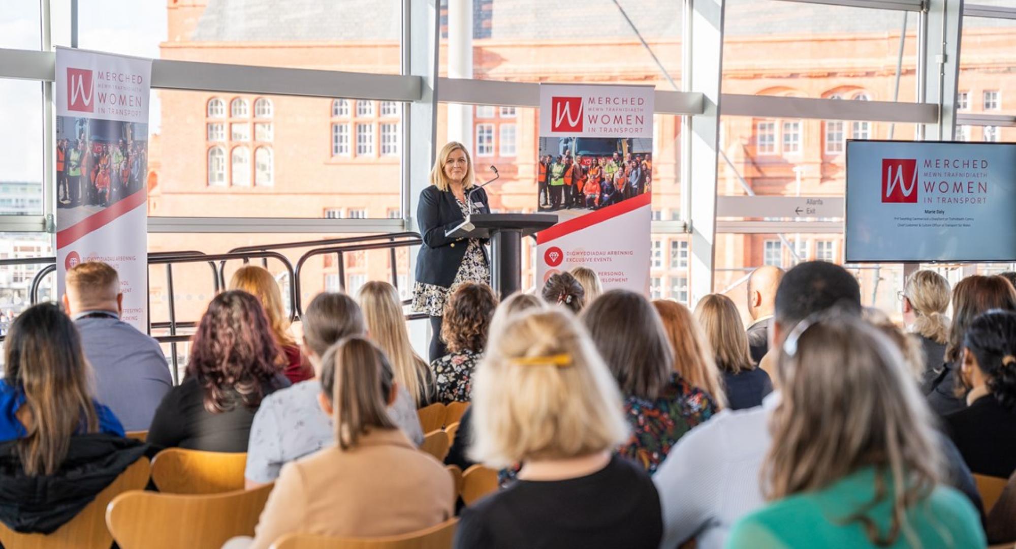 Marie Daly Transport for Wales at Women in Transport launch